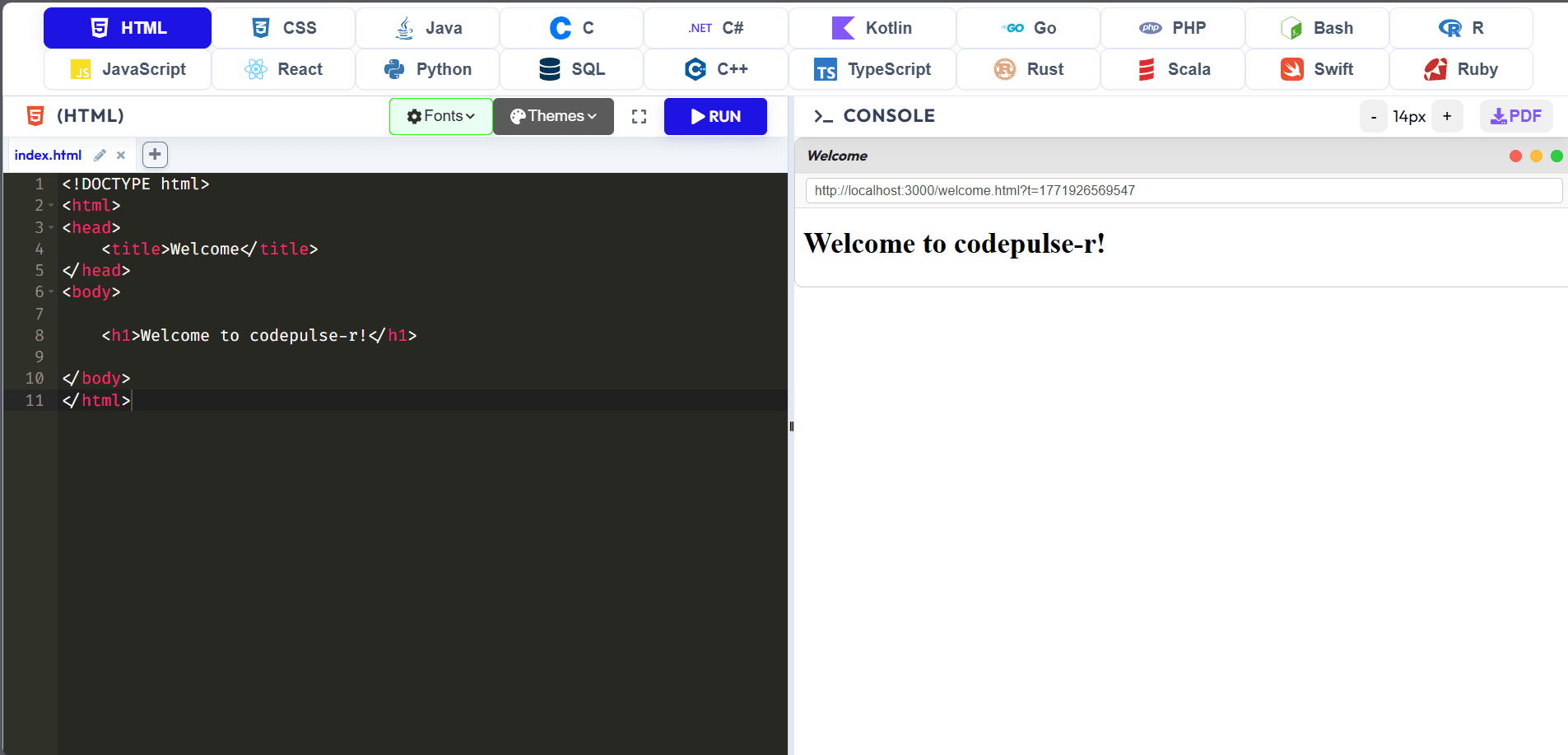 CodePulse-r screenshot 2