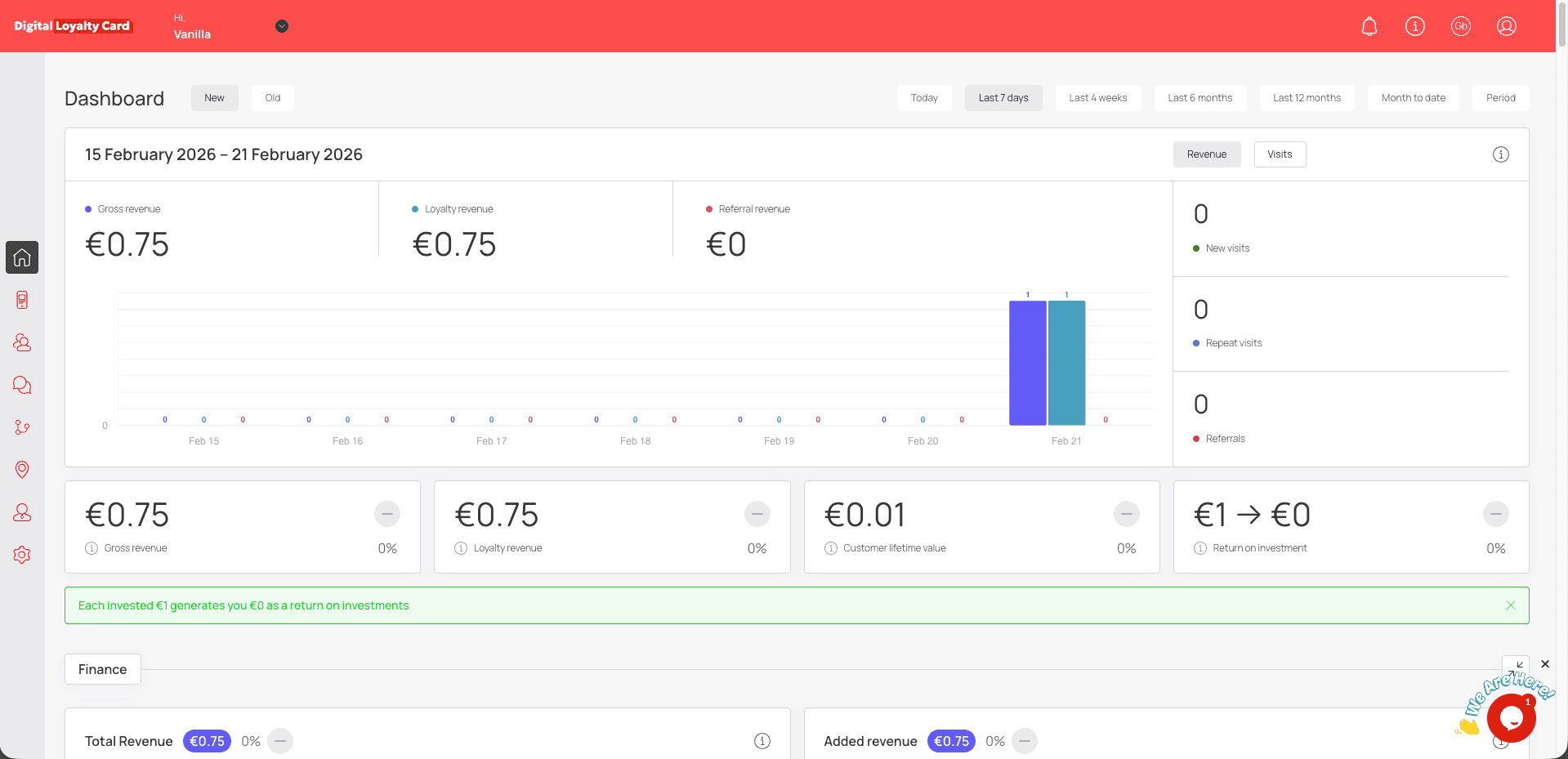digitalloyaltycard.io screenshot 2
