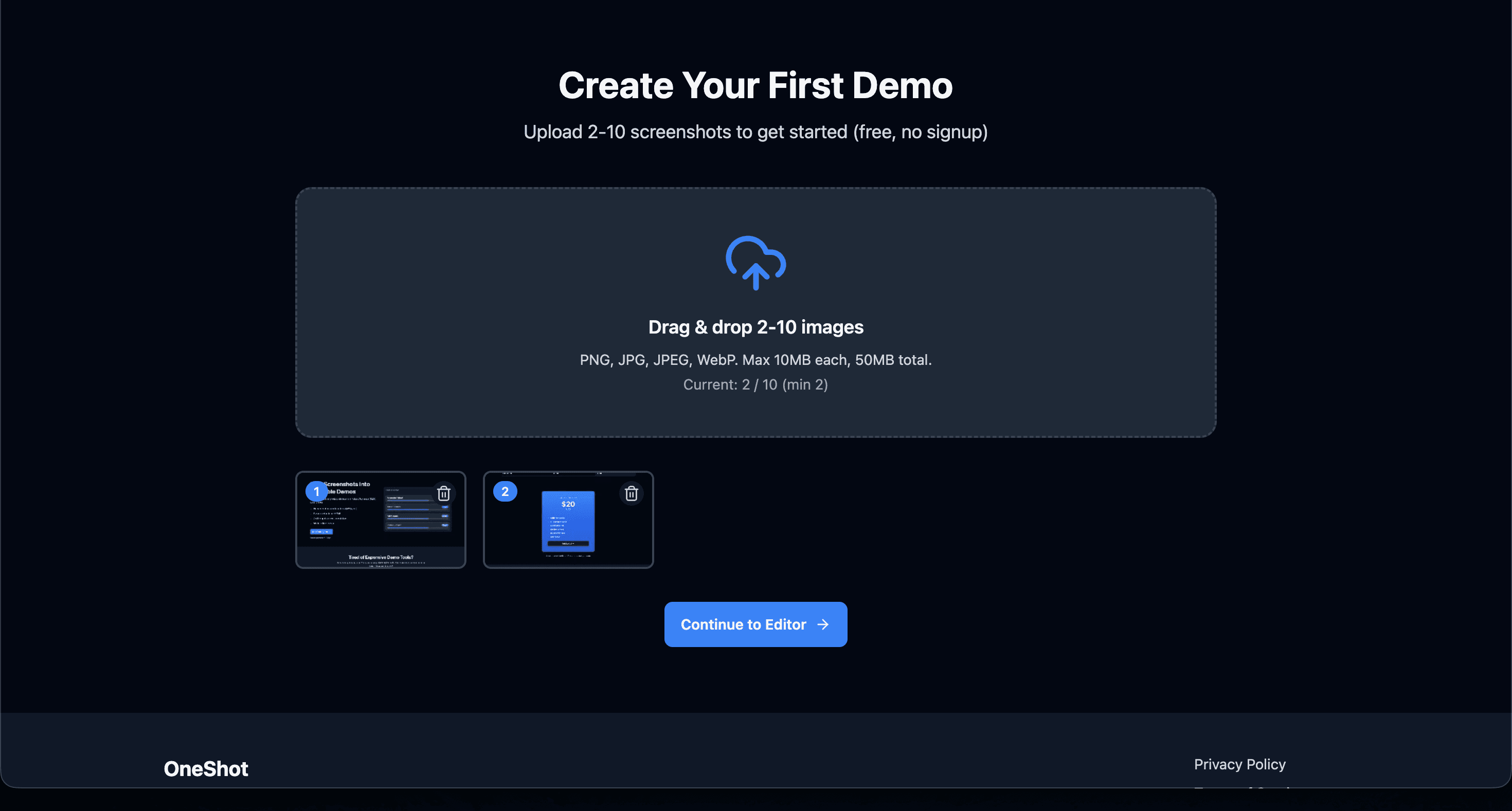 OneShot screenshot 2