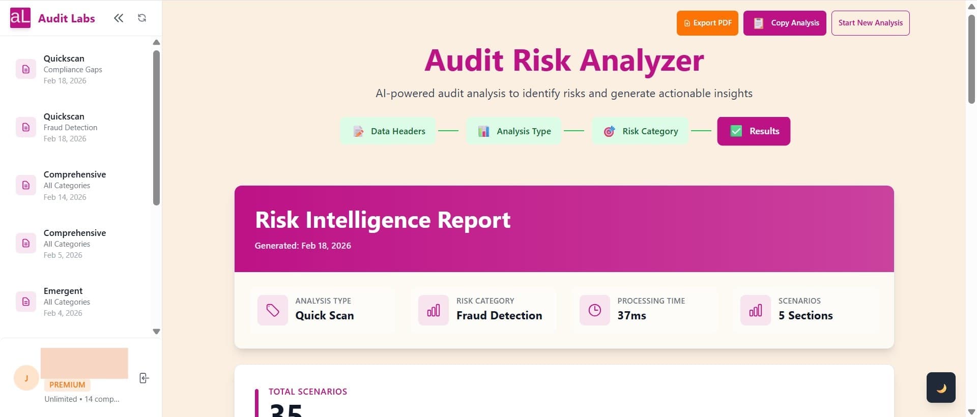 auditlabs.app screenshot 3