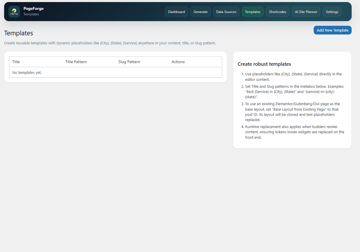 PageForge screenshot 4