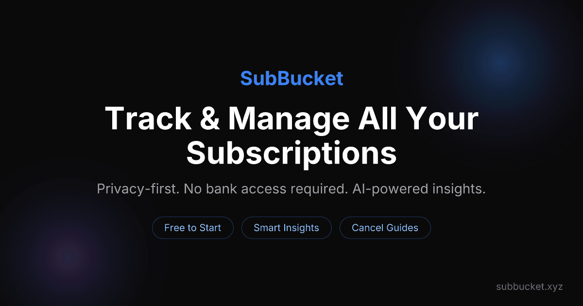 SubBucket screenshot 1