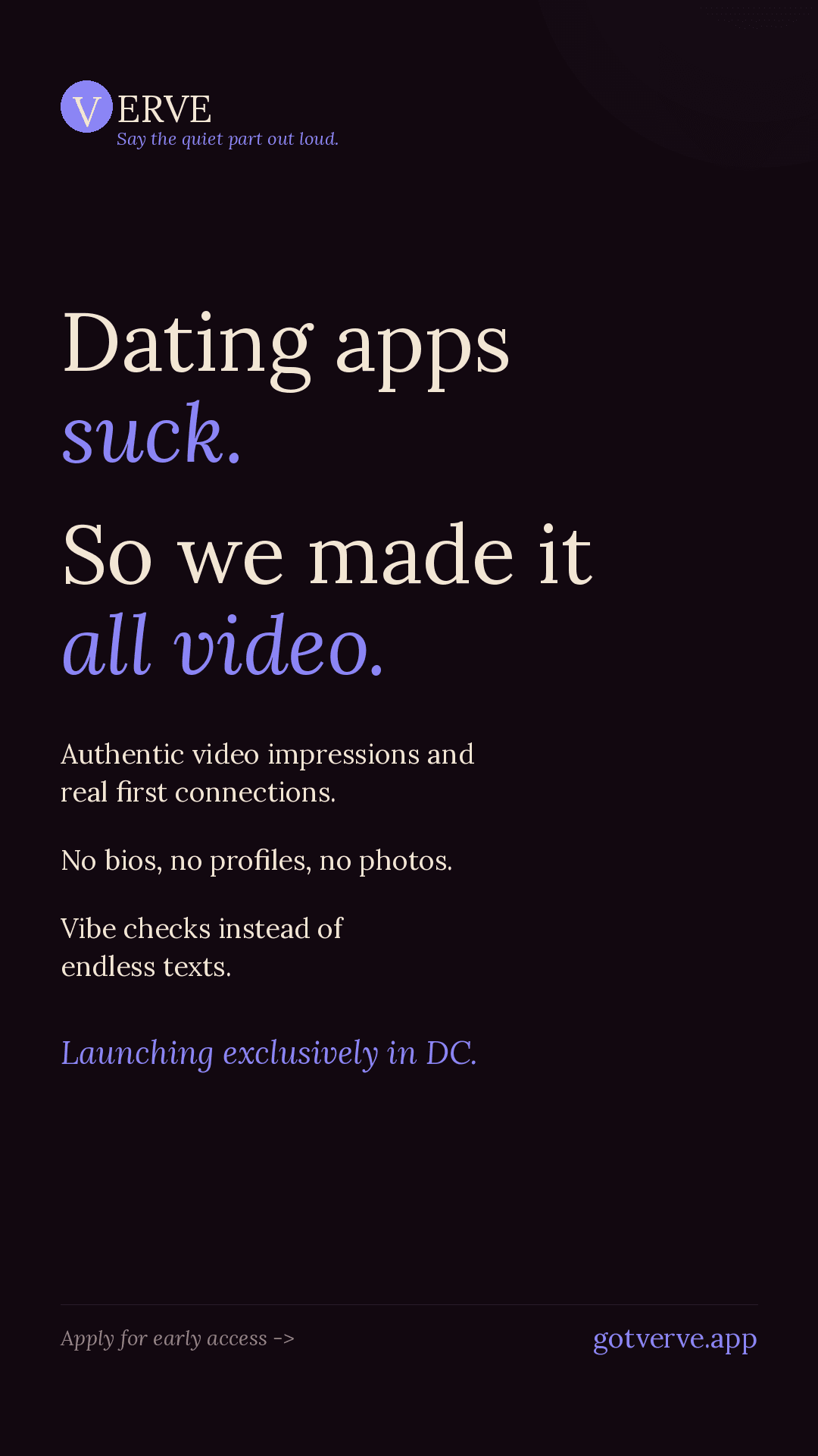 Verve — Video Dating screenshot 3