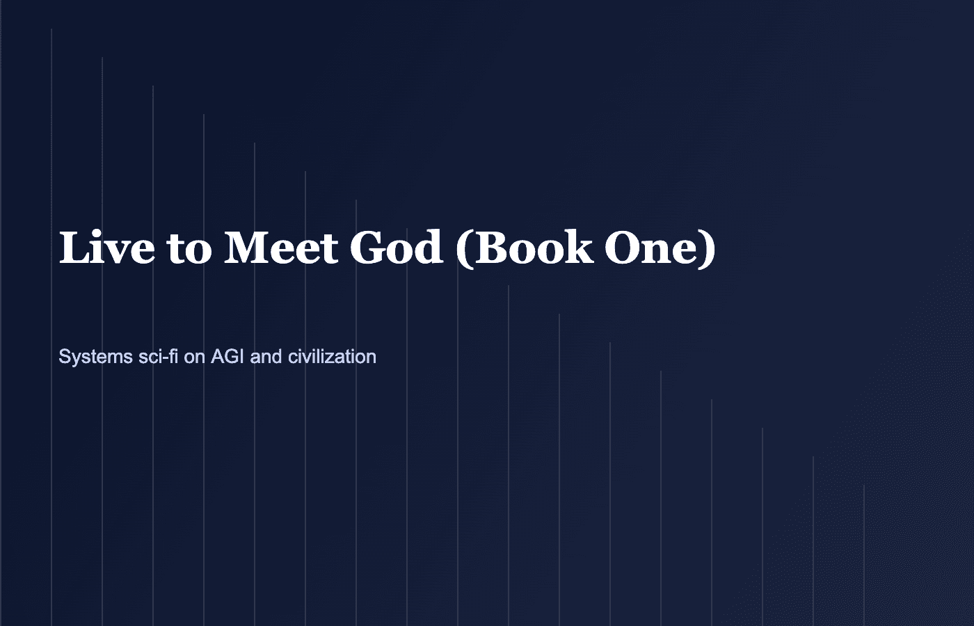 Live to Meet God (Book One) screenshot 1