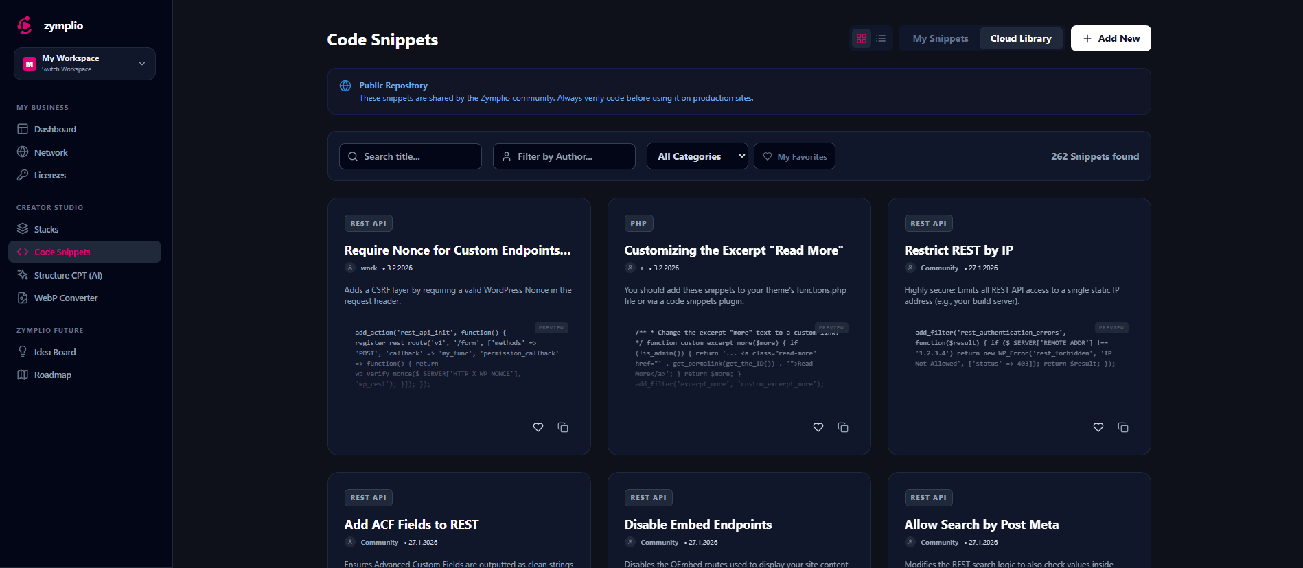 zymplio: Master your WordPress Stack screenshot 6