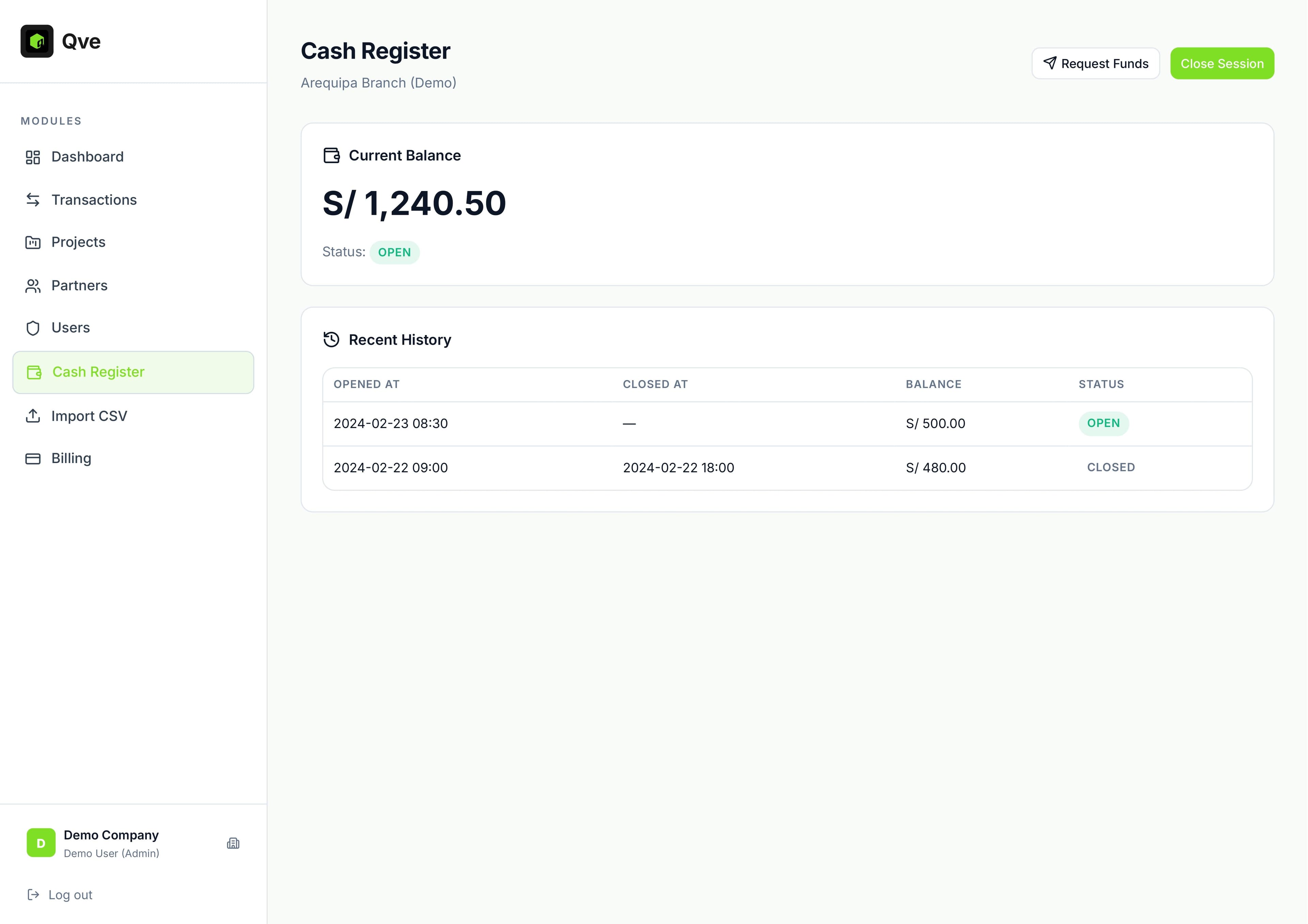 Qve · 6 financial fronts screenshot 6