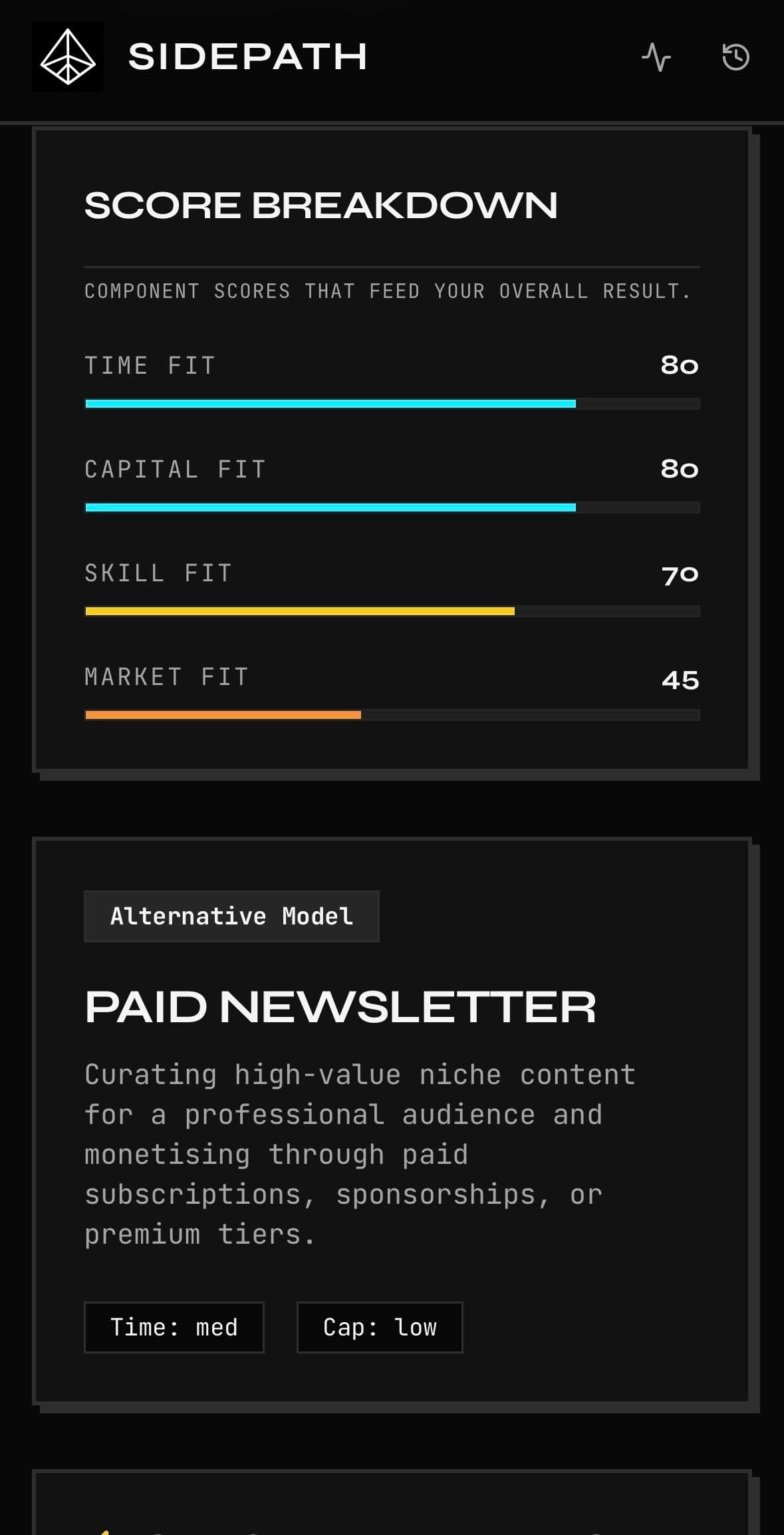 Sidepath — Find the right side hustle screenshot 4