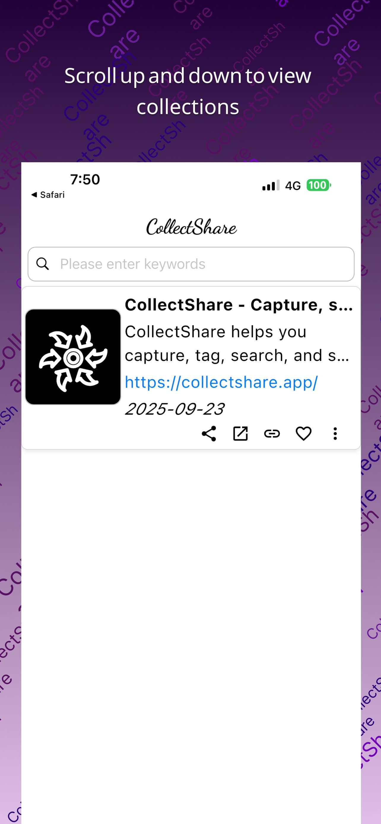 CollectShare screenshot 2