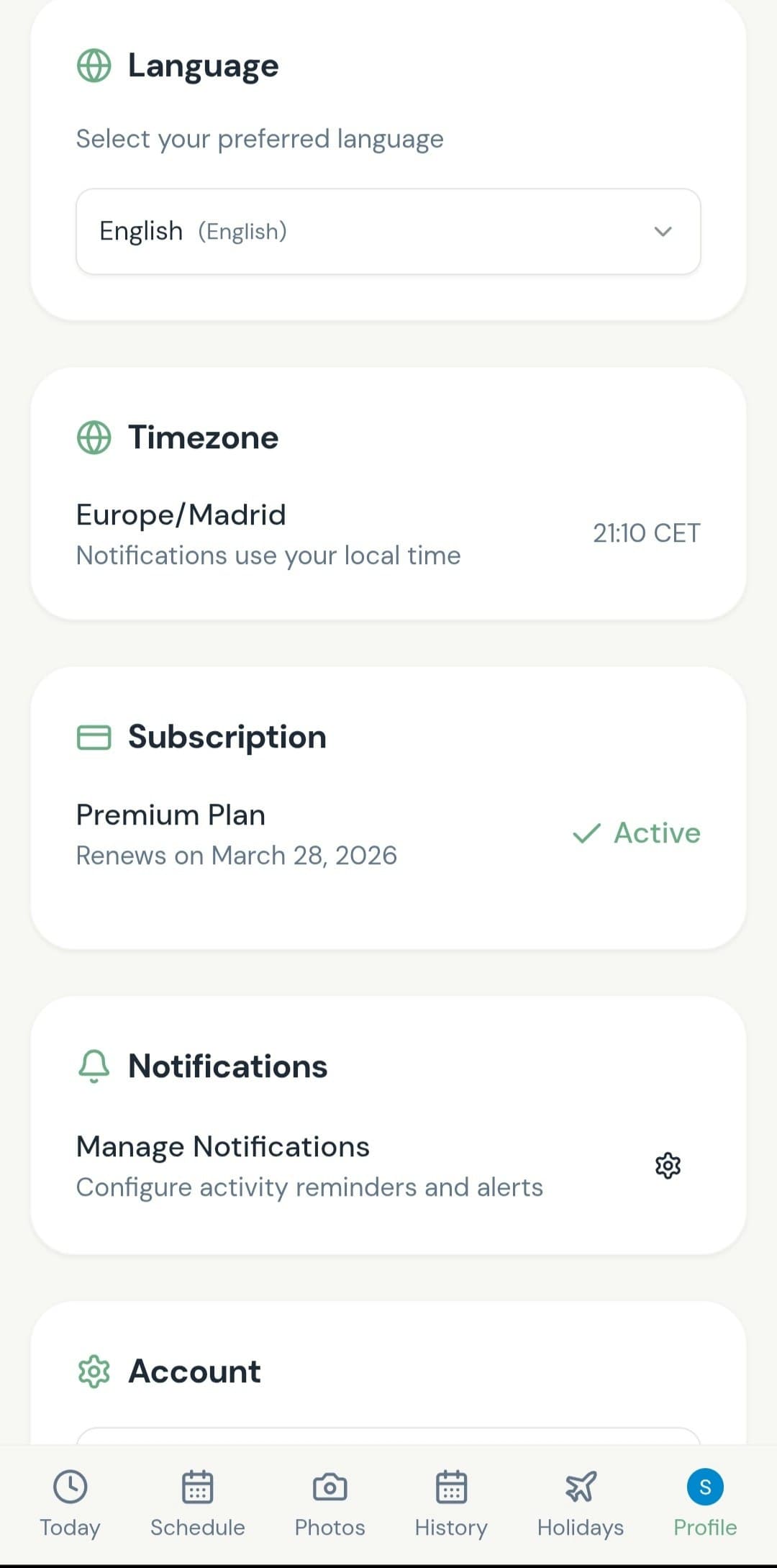 MyDailyFlow screenshot 1