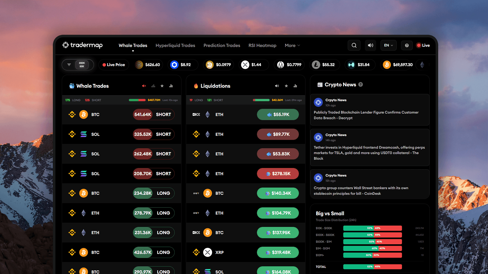 TraderMap screenshot 2