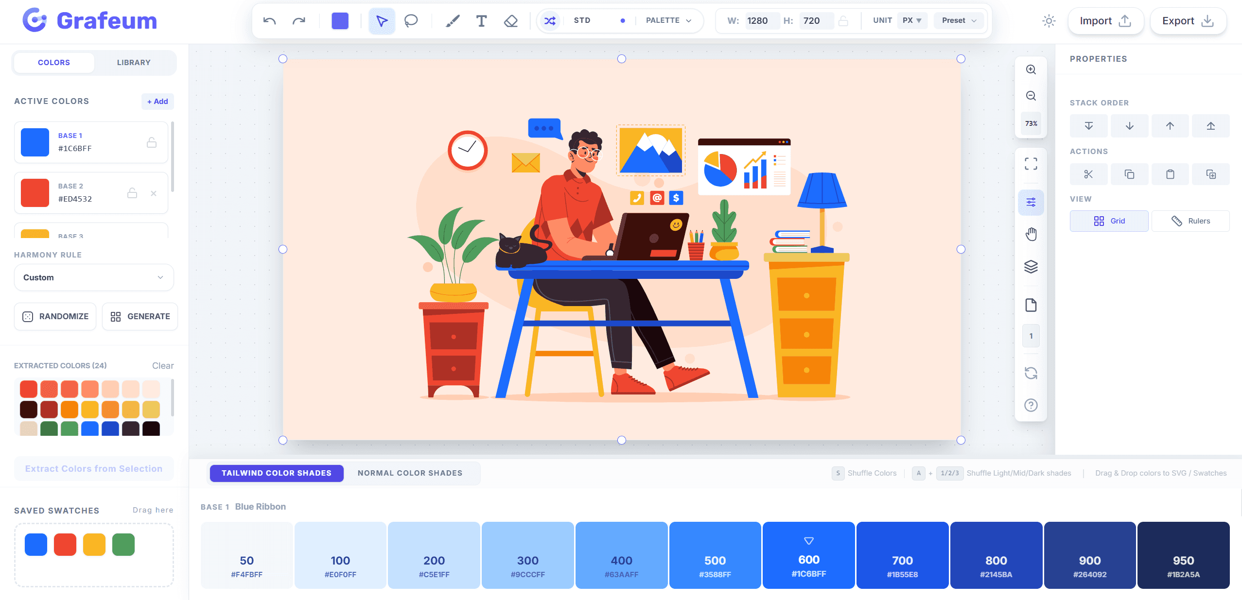 Grafeum screenshot 1
