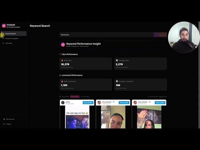 ViralityAI 2.0 screenshot 1