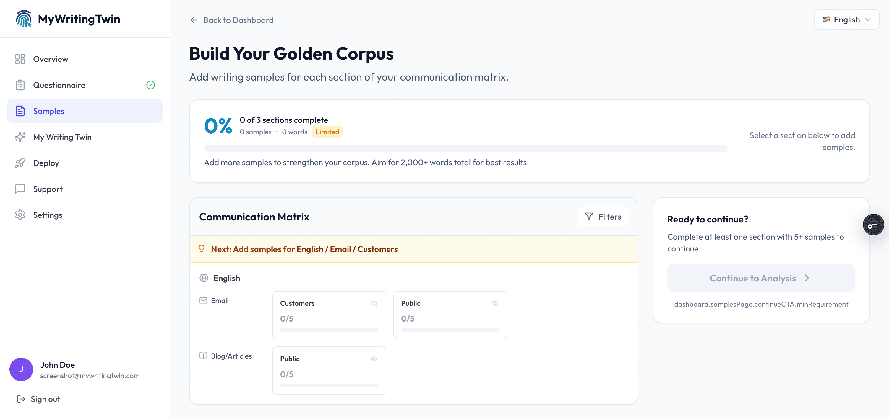 My Writing Twin screenshot 4