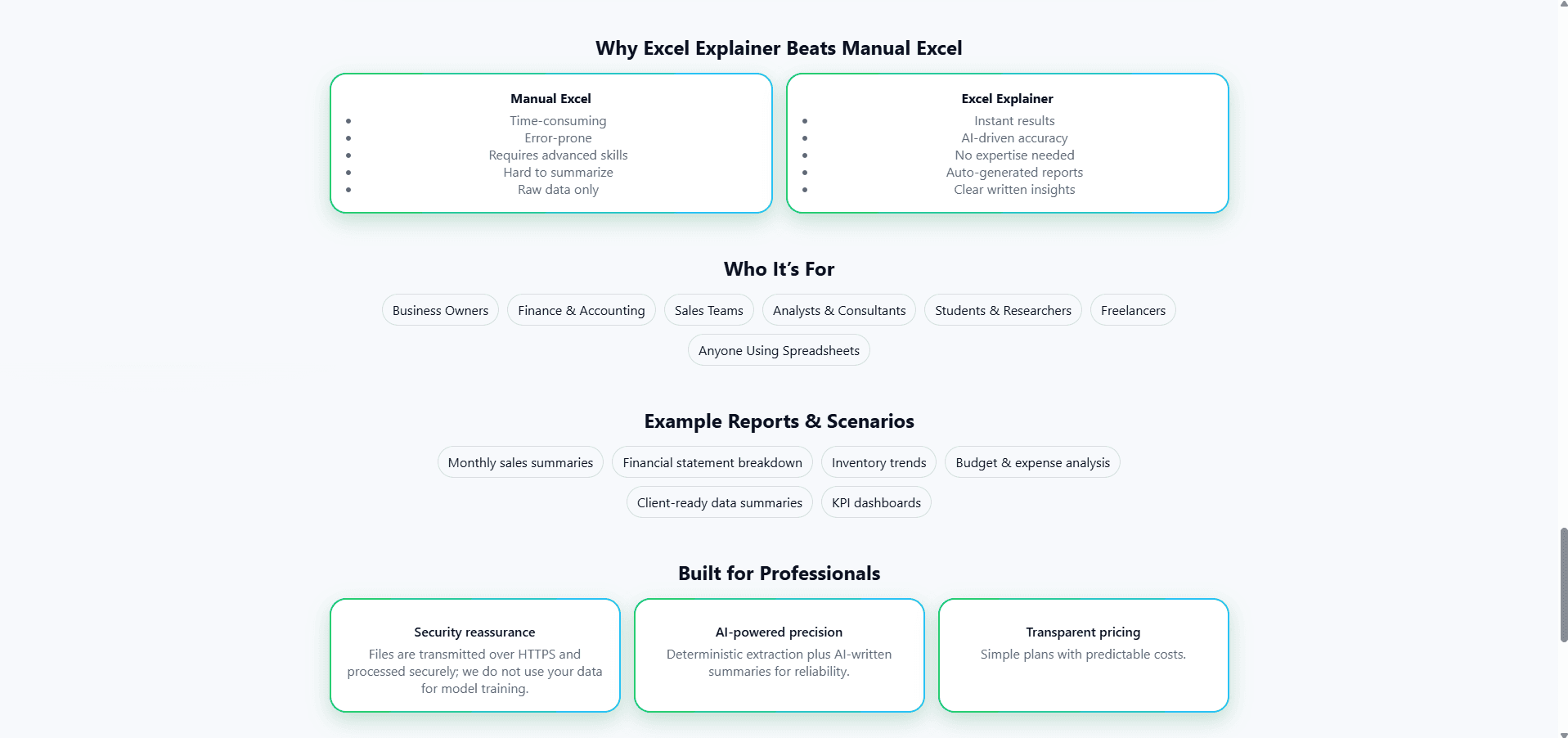 Excel Explainer screenshot 7