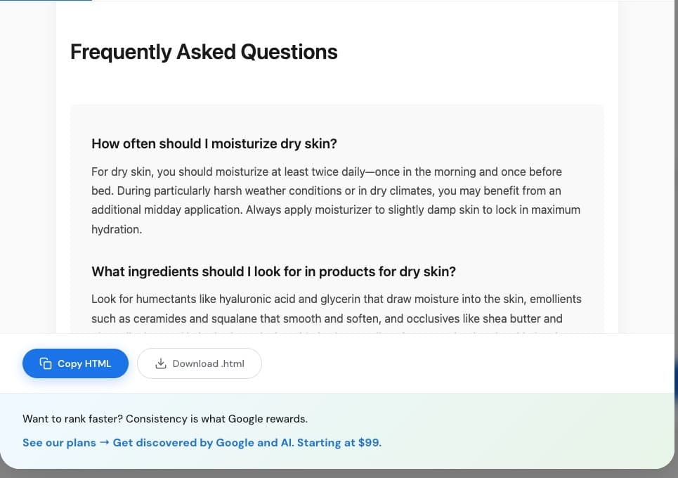 BloggedAi- Ranking SEO + AI Discovery screenshot 4
