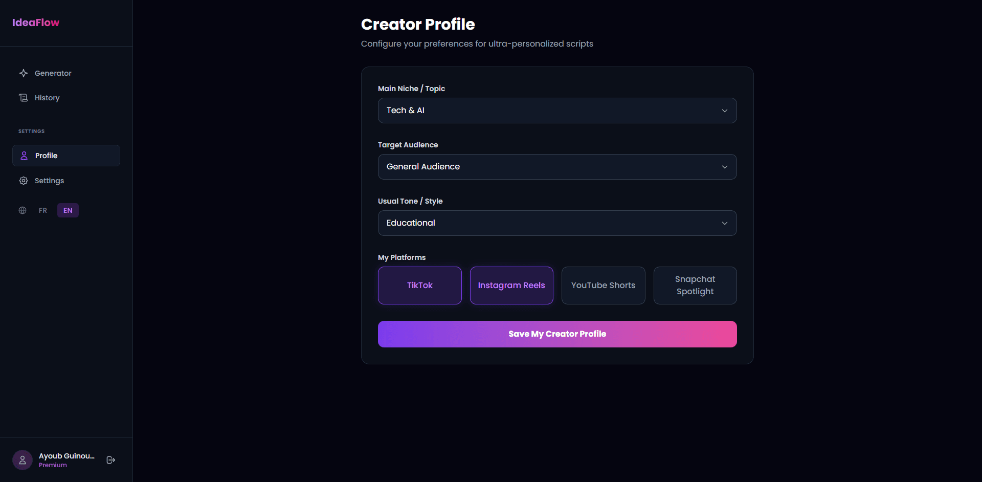 IdeaFlow screenshot 4