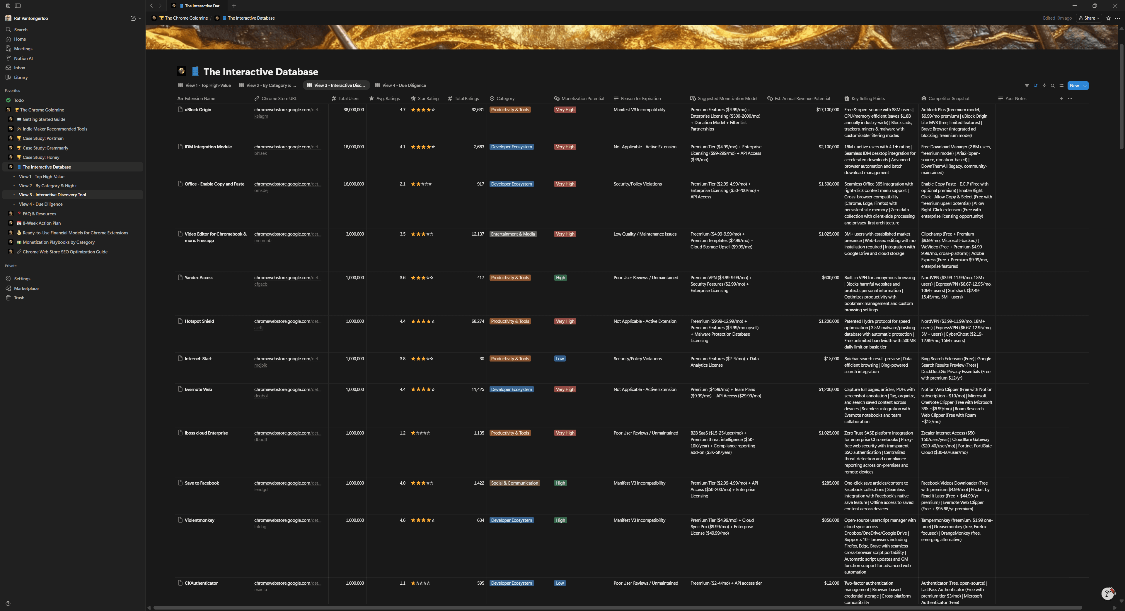 Chrome Goldmine screenshot 6