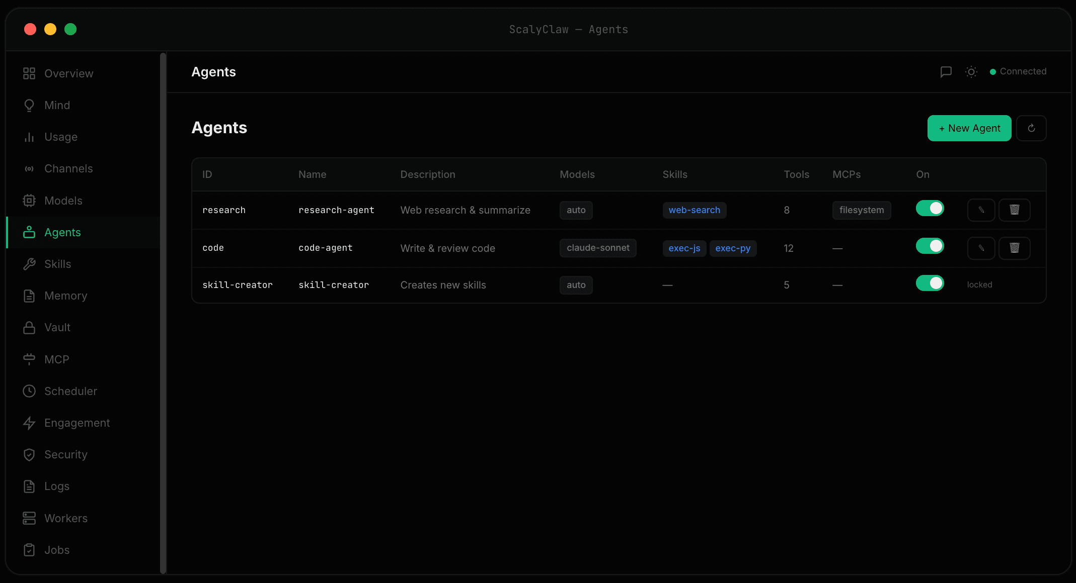 ScalyClaw screenshot 5