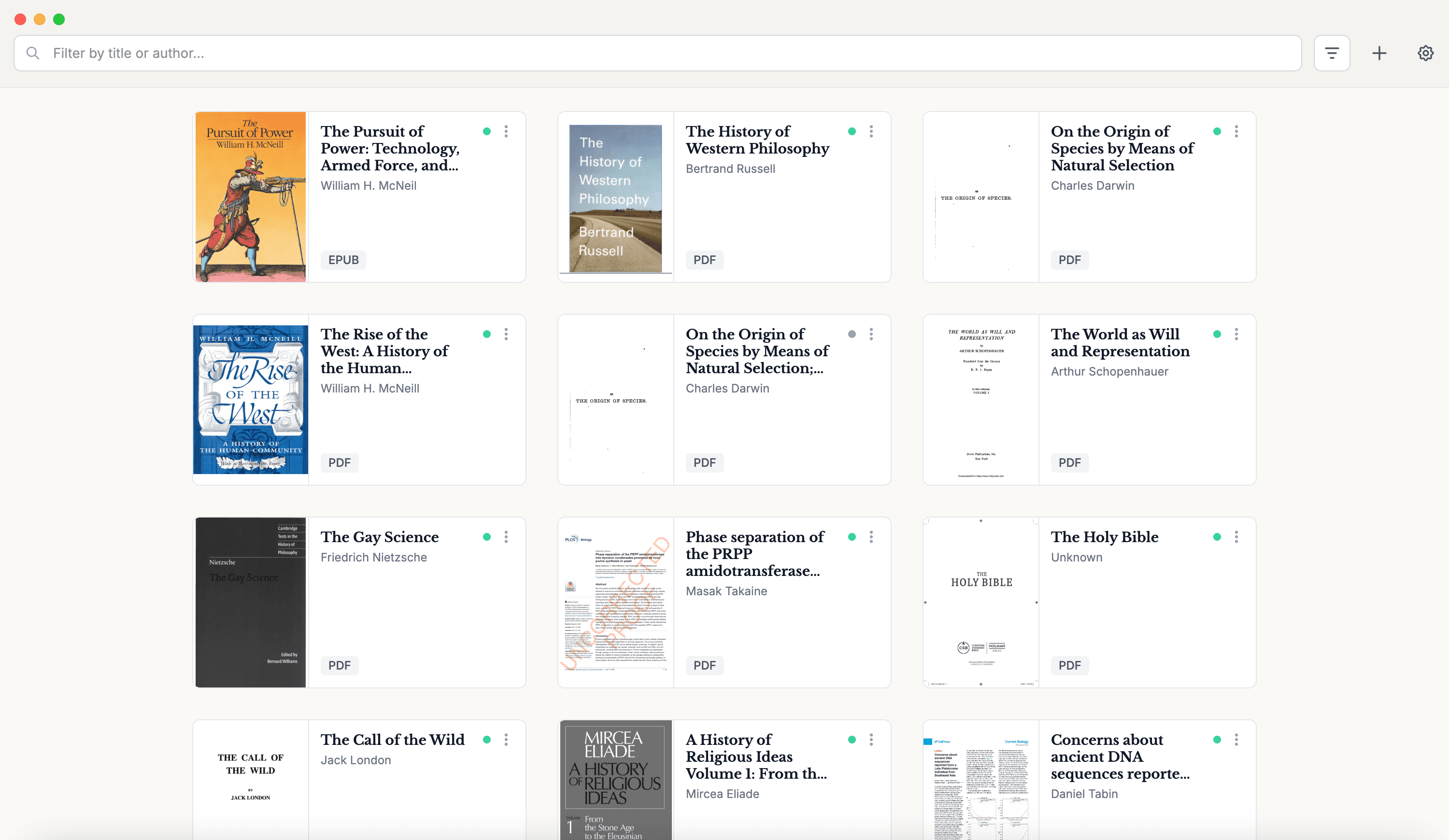 Biblion screenshot 3