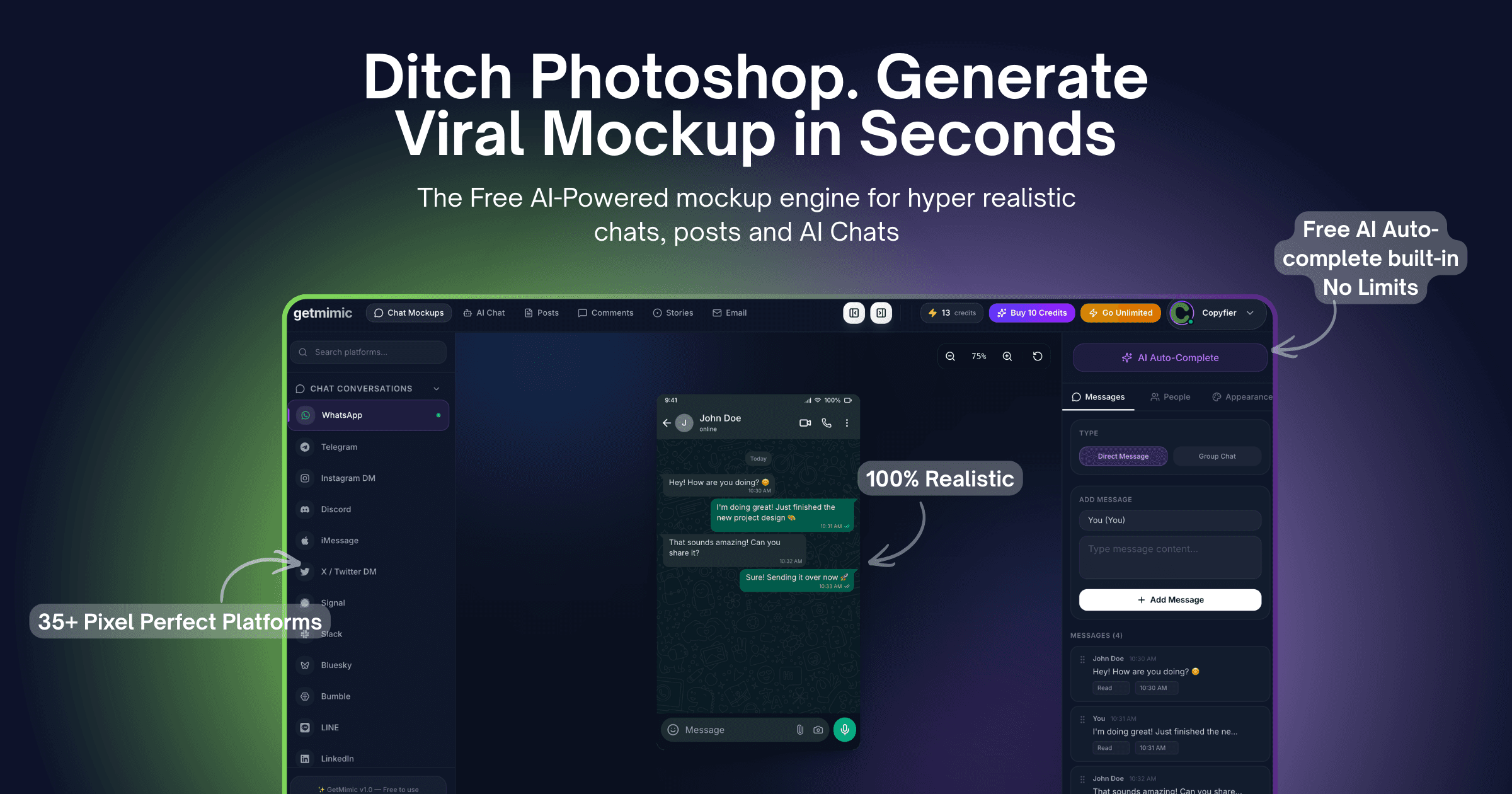 GetMimic screenshot 2