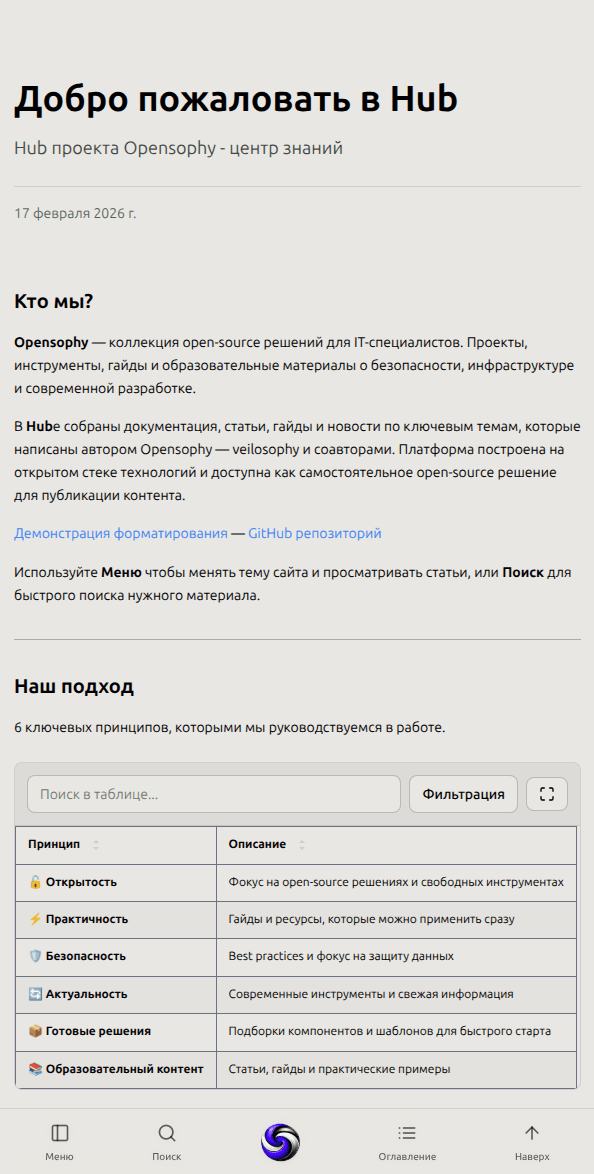 Welcome to Hub — Perfect Static Platform screenshot 3