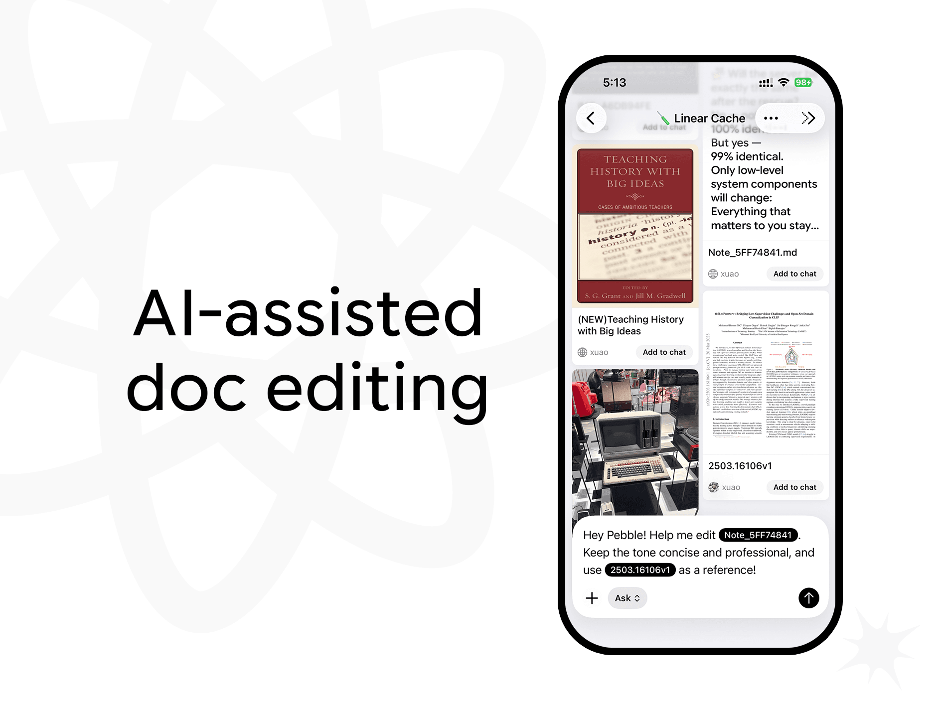 Pebble Docs screenshot 1