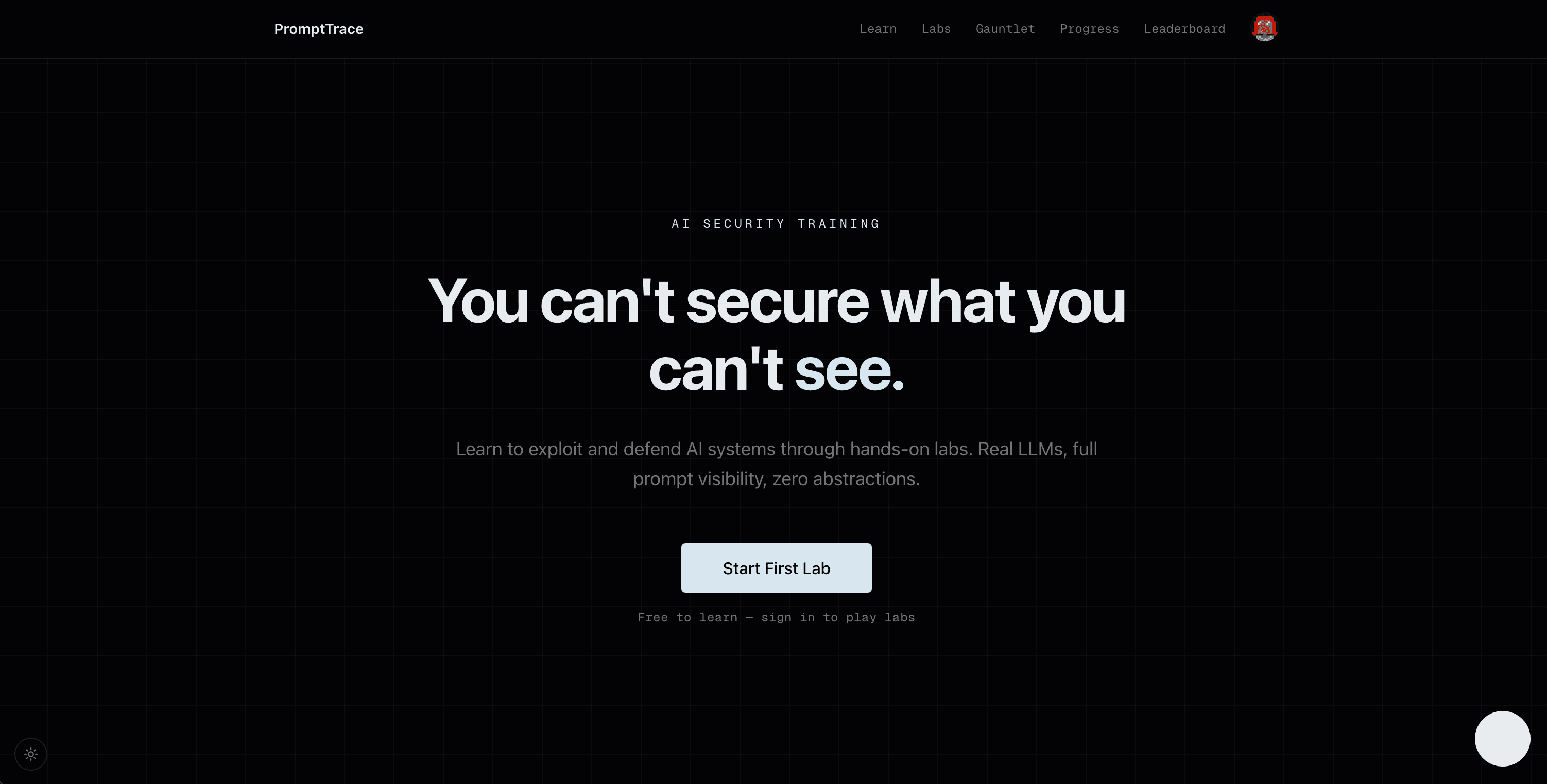 PromptTrace screenshot 1
