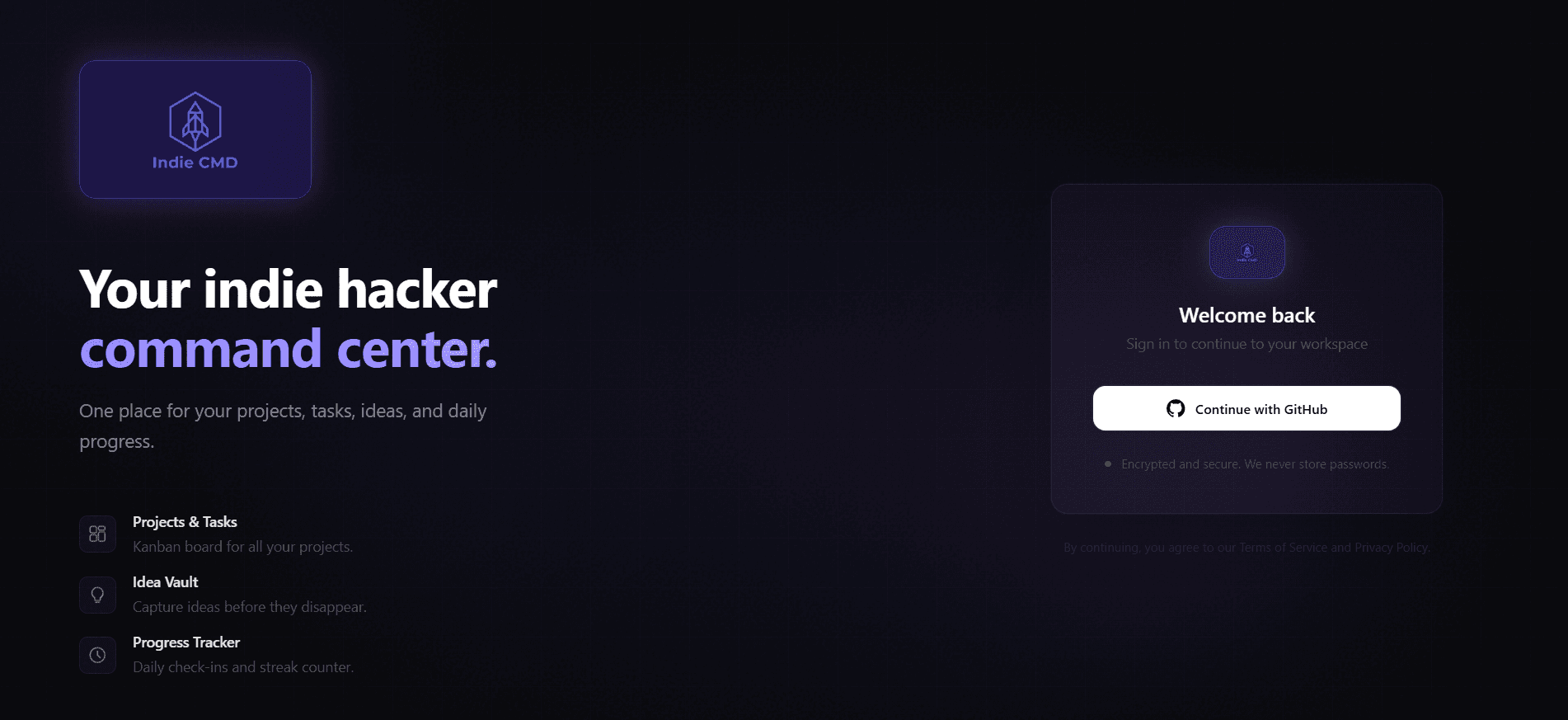 Indie CMD screenshot 1