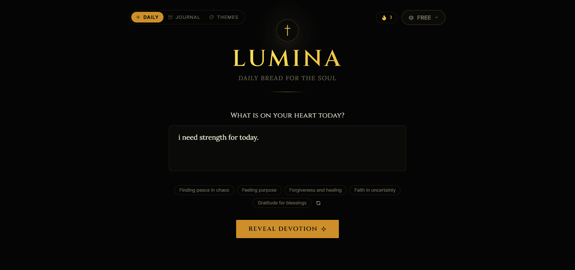 Lumina screenshot 1