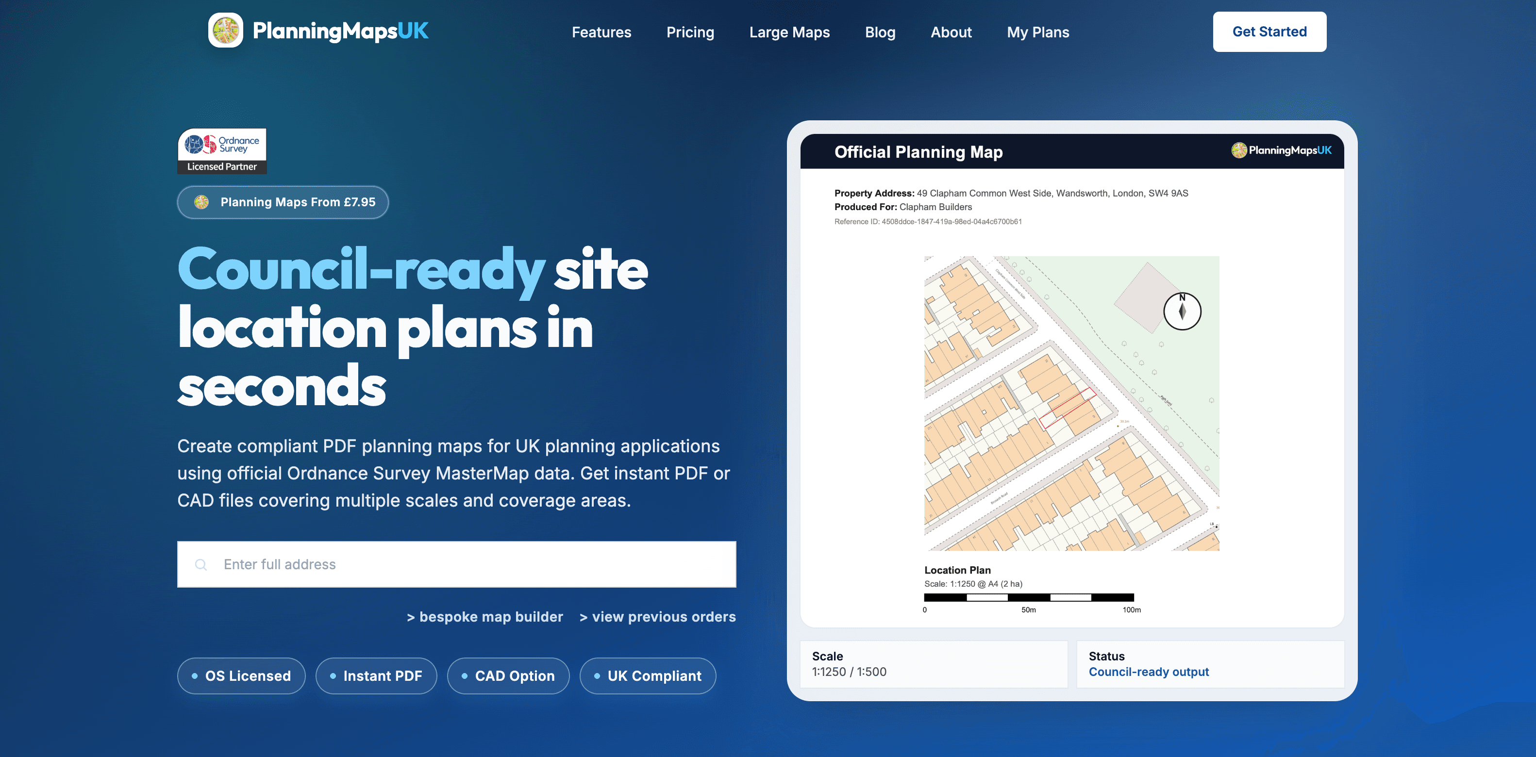 PlanningMapsUK screenshot 2