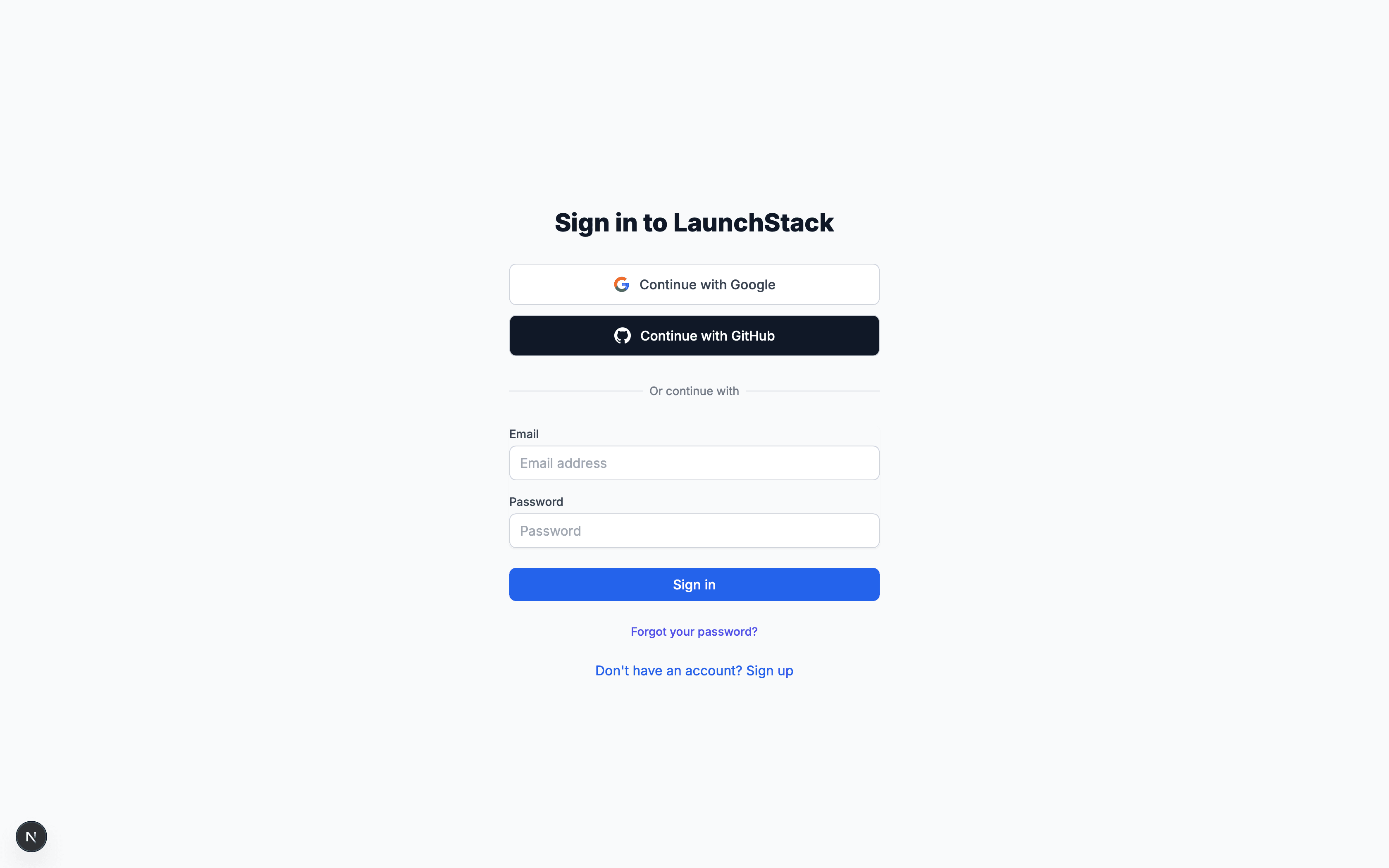 LaunchStack screenshot 2