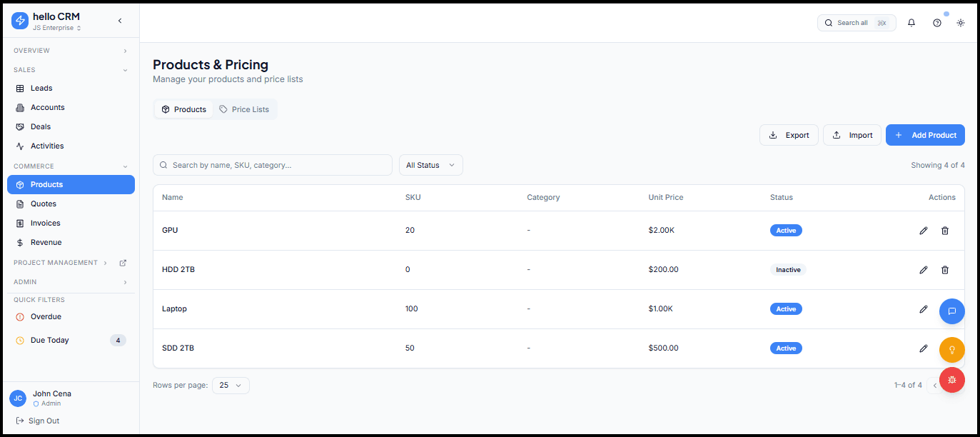 HelloGrowthCRM screenshot 3