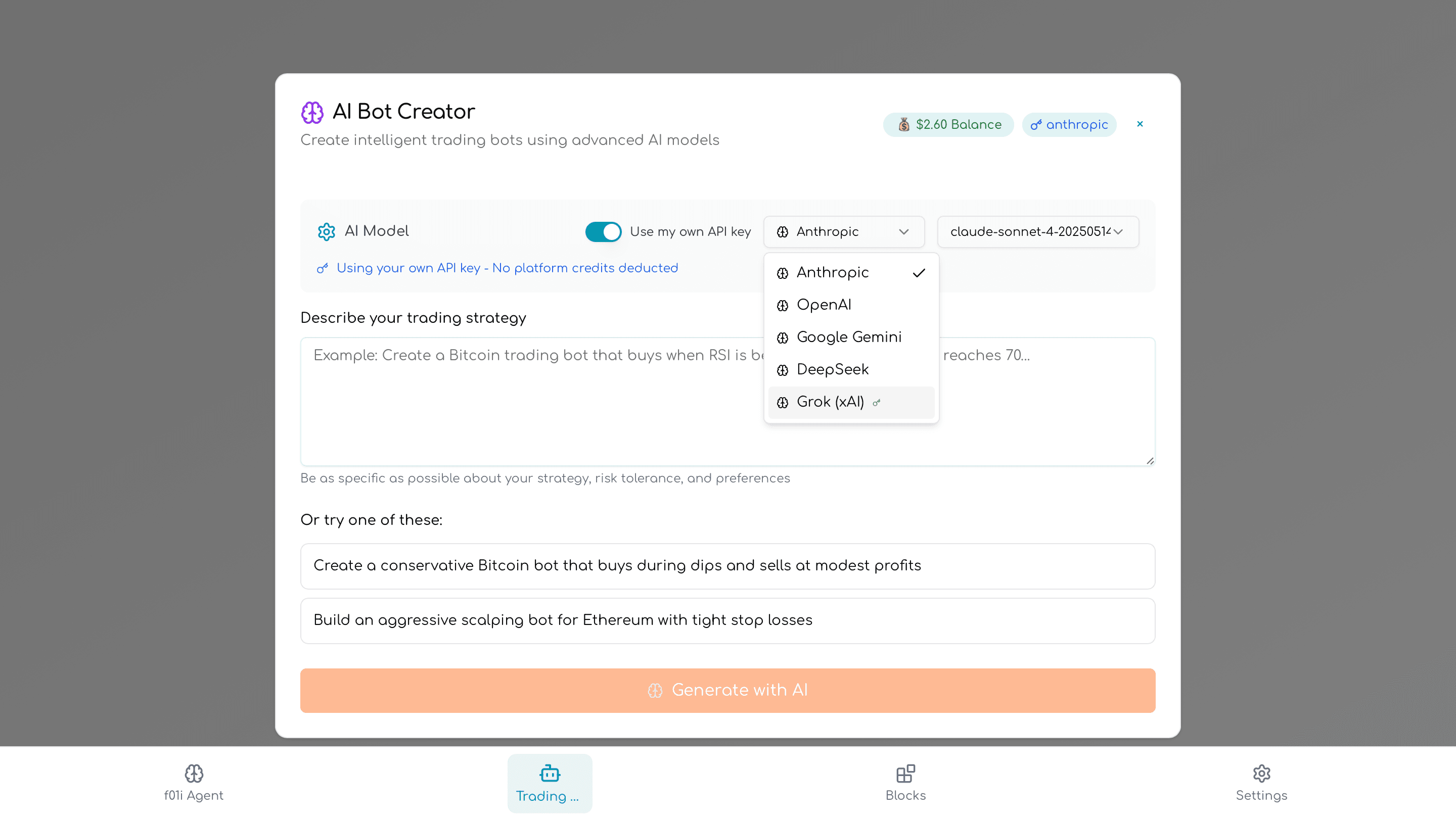 f01i AI screenshot 5