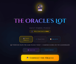 The Oracle's Lot