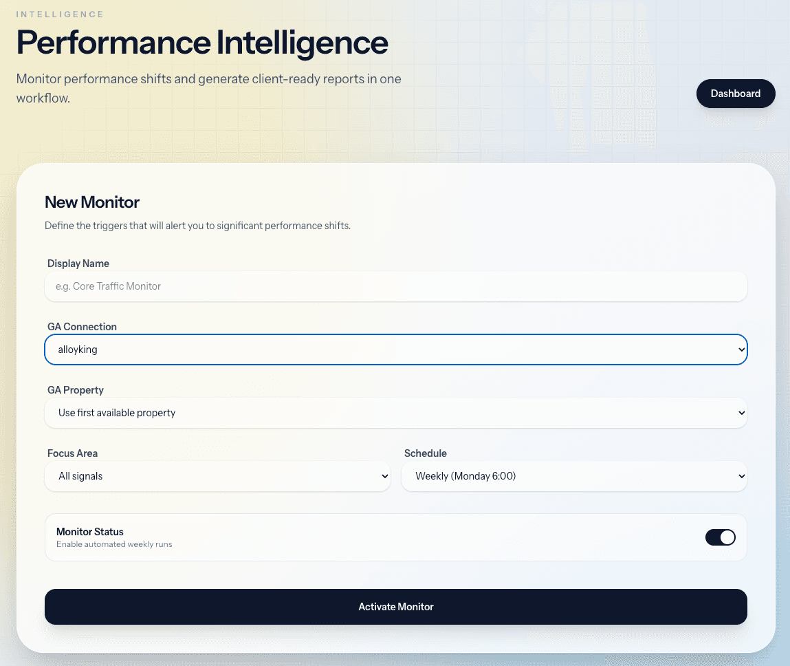 Agent GA screenshot 1