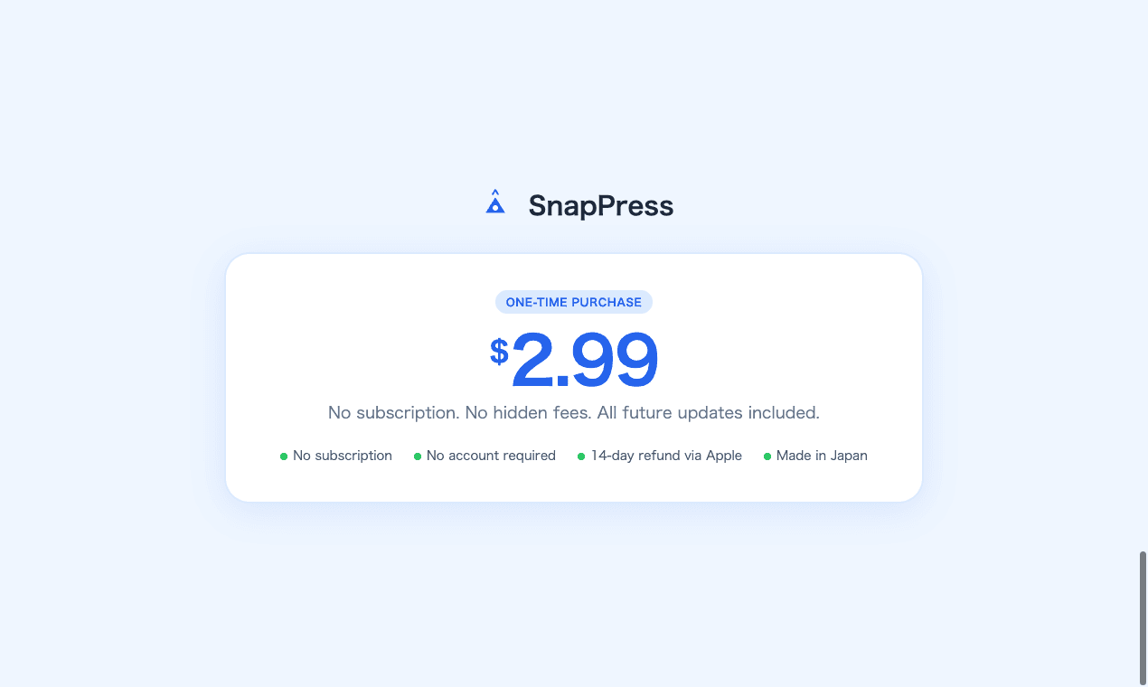 SnapPress screenshot 3