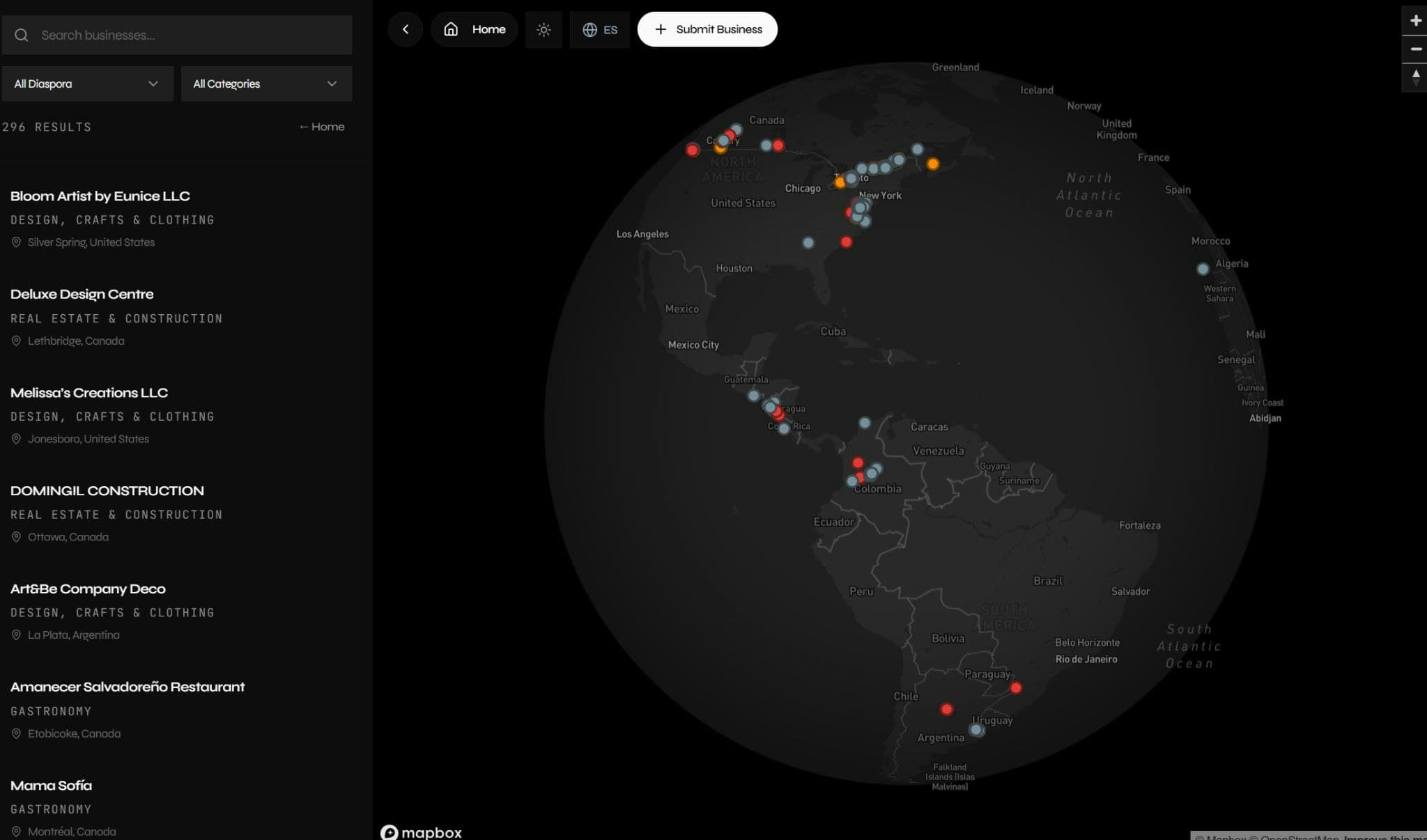 DiasporaX: Mapping Diaspora Power screenshot 2