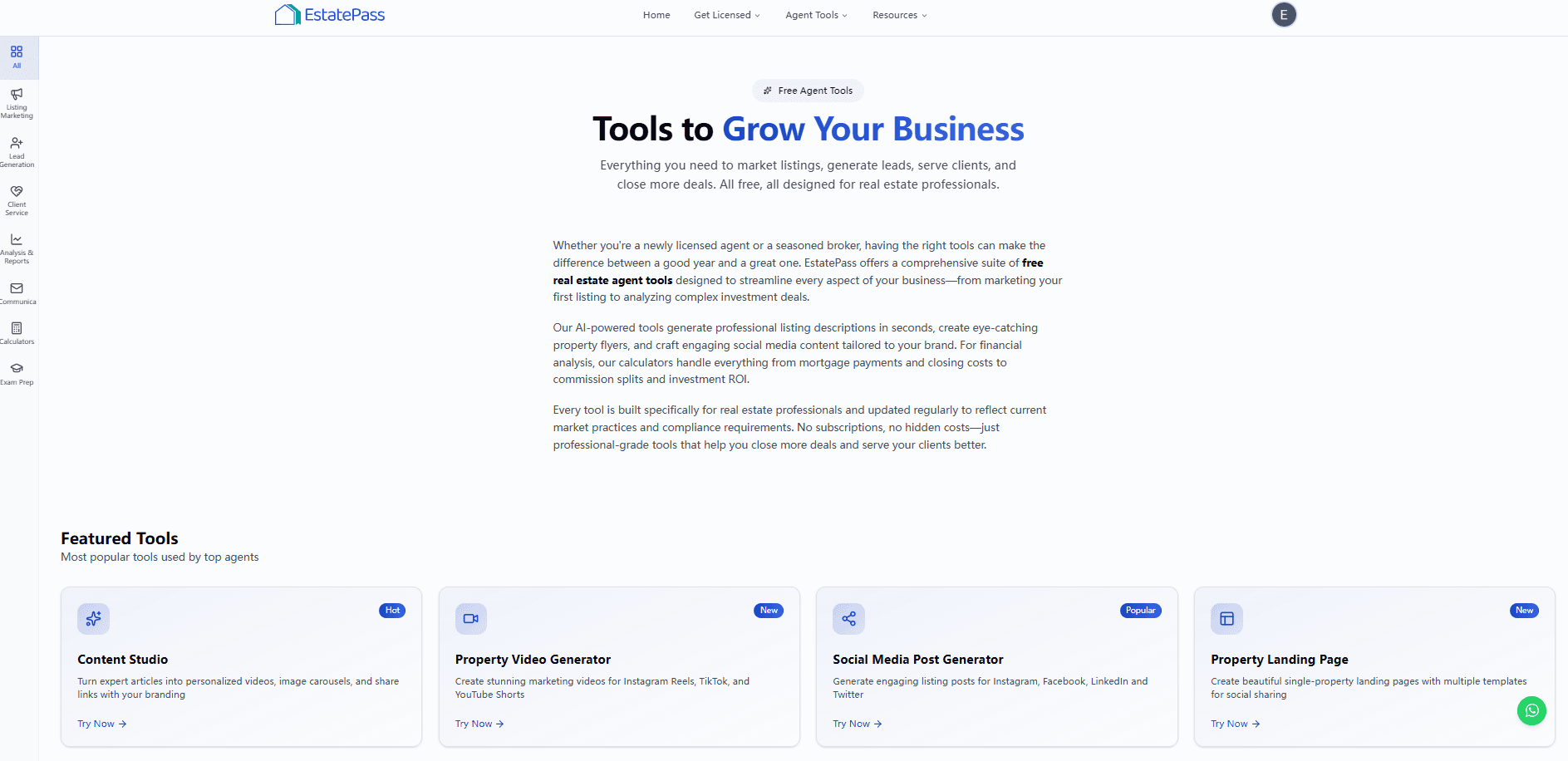 EstatePass: AI Exam Prep + Agent Tools screenshot 4