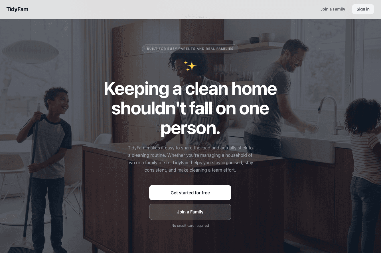 TidyFam screenshot 1