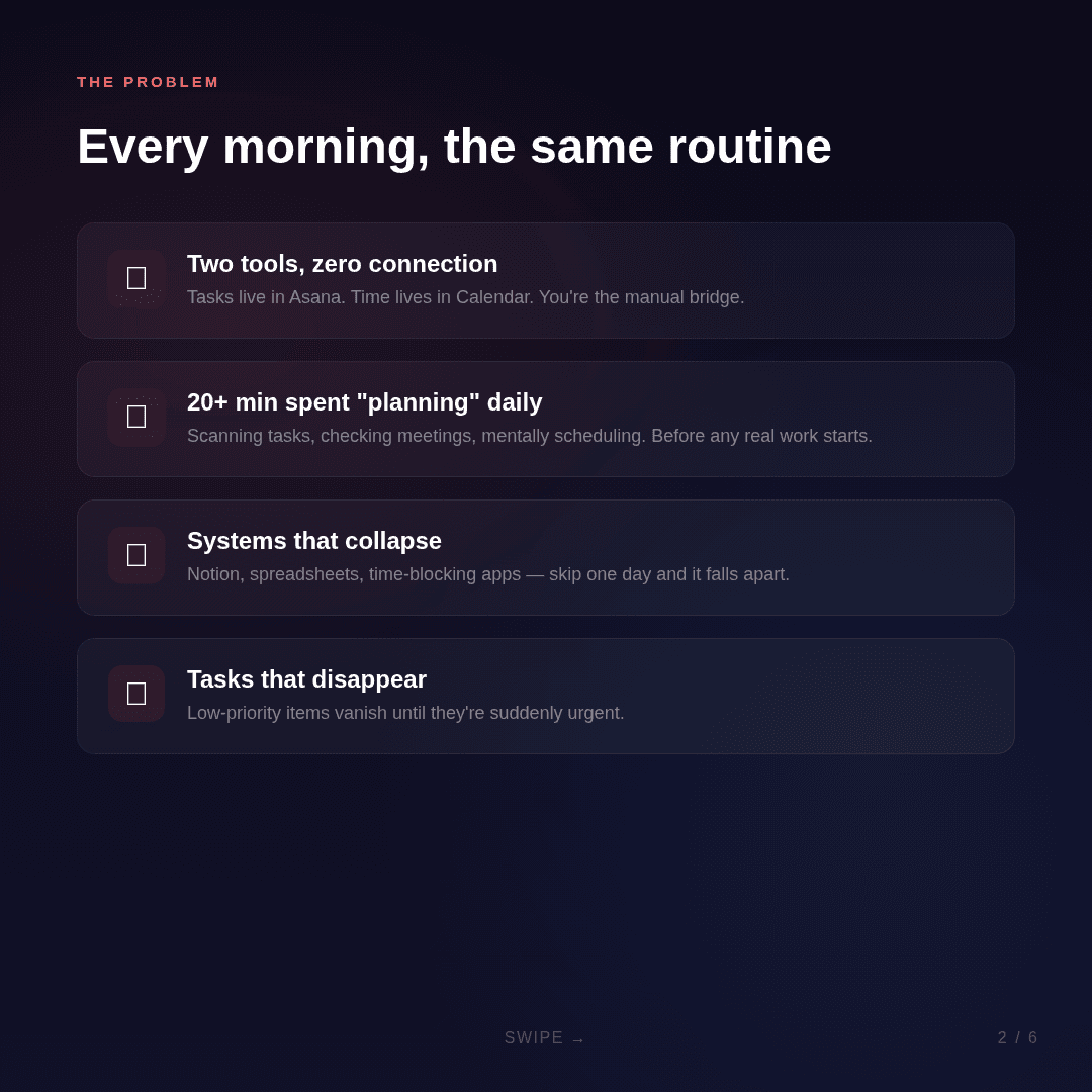 Asana Calendar Planner screenshot 2