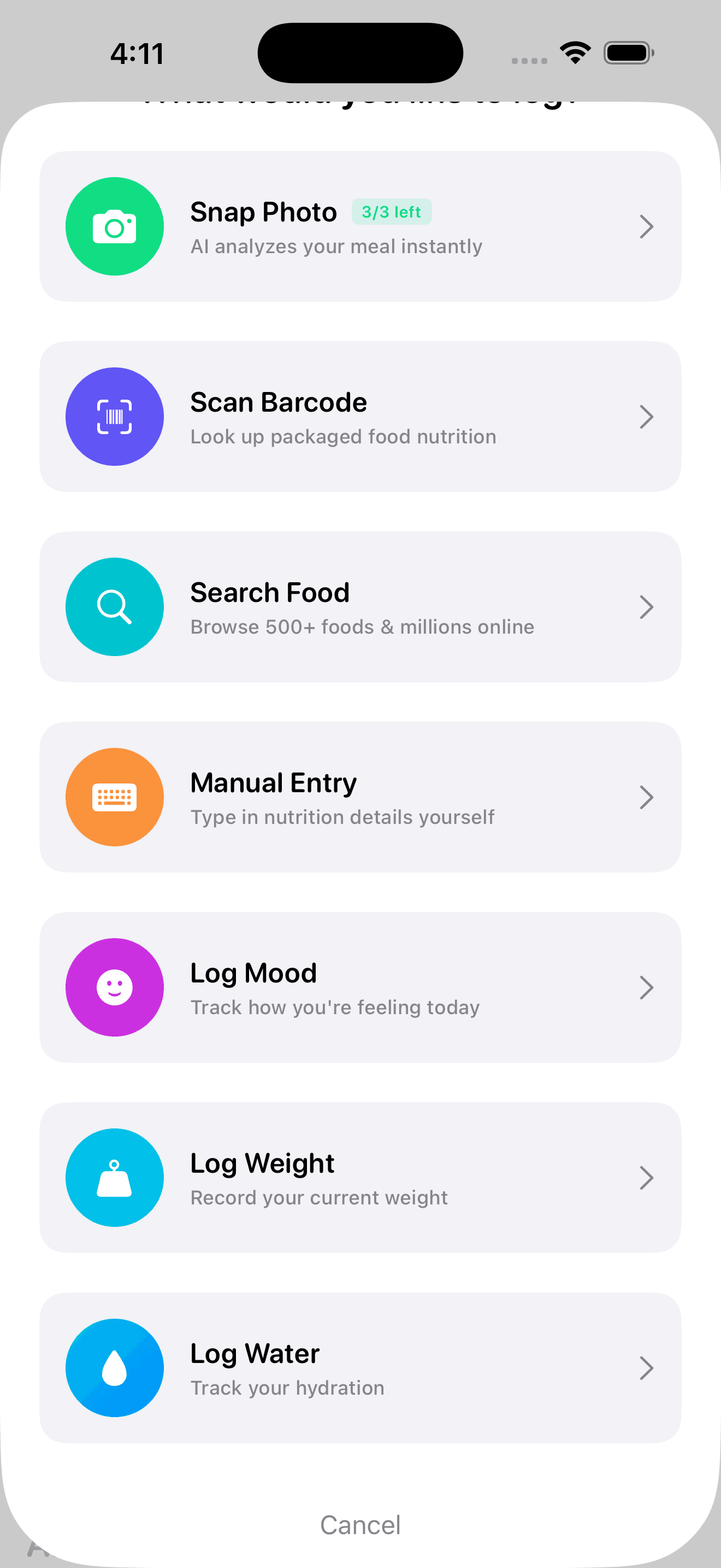 Nutra - AI Nutrition Tracker screenshot 2