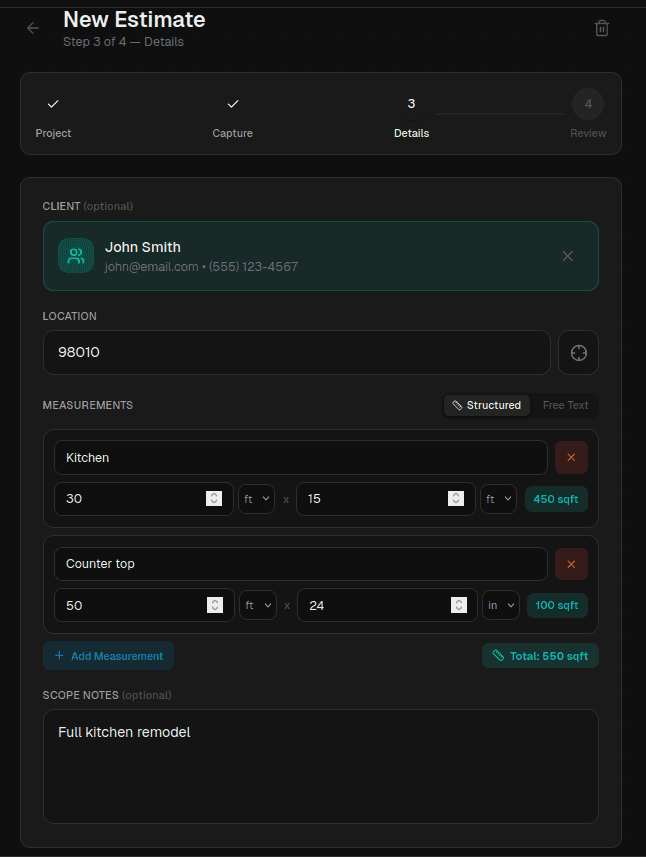 Estimation Pro Launch screenshot 6