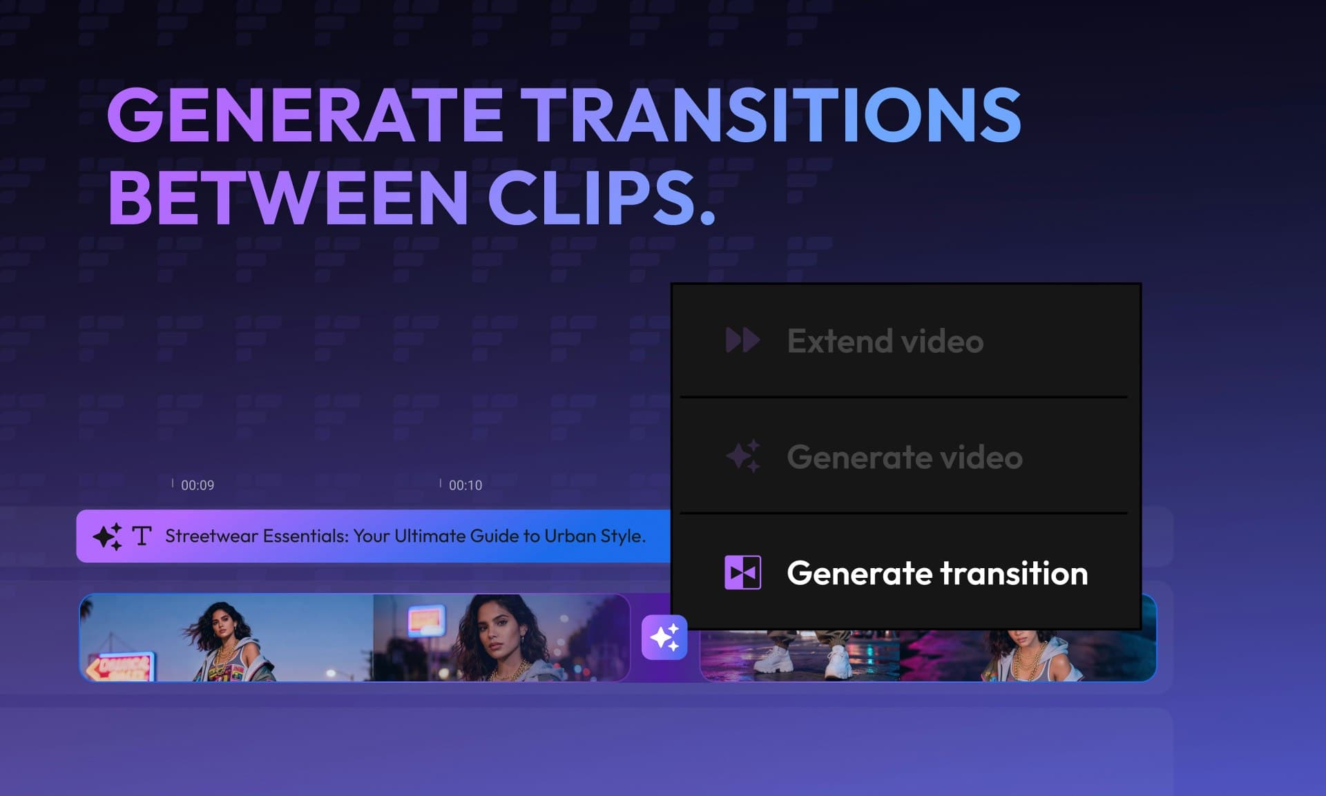 Flixier Generate AI Video in Timeline screenshot 4