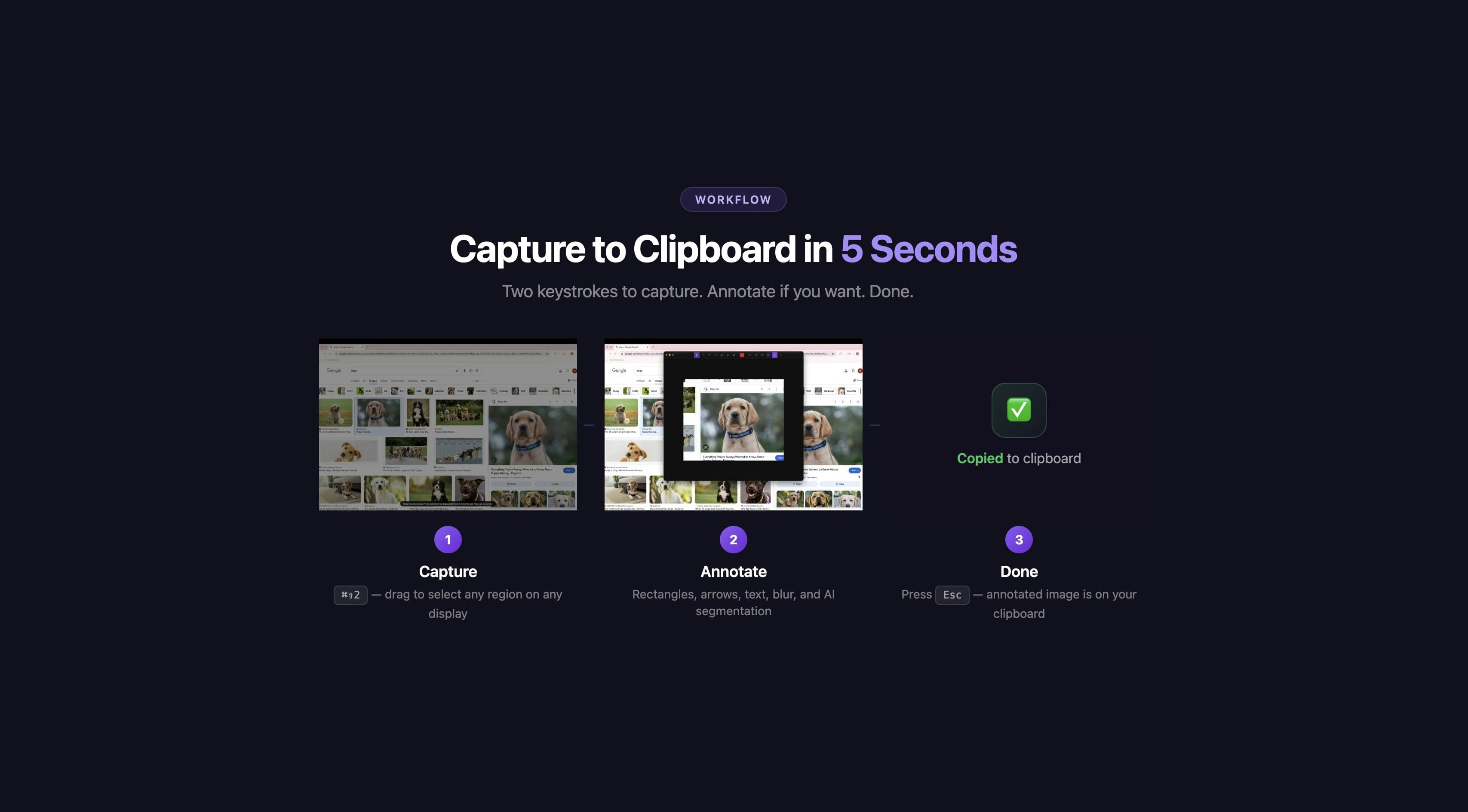 Snip - AI-powered macOS Screenshot Tool screenshot 3