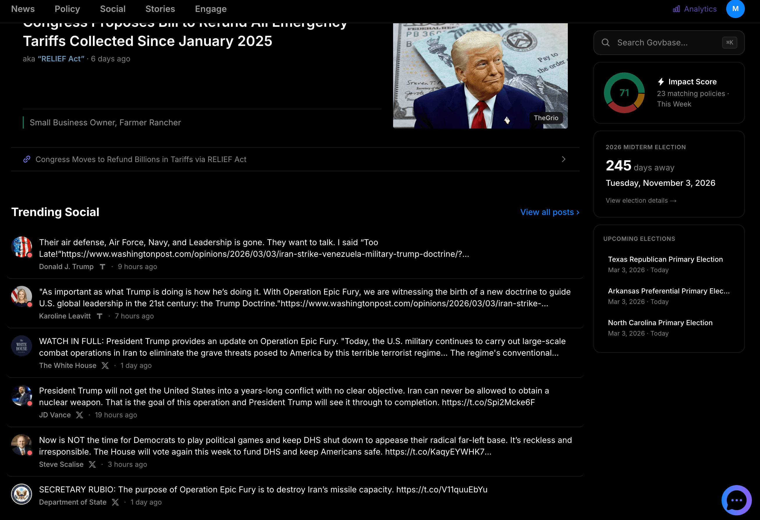 Govbase screenshot 4