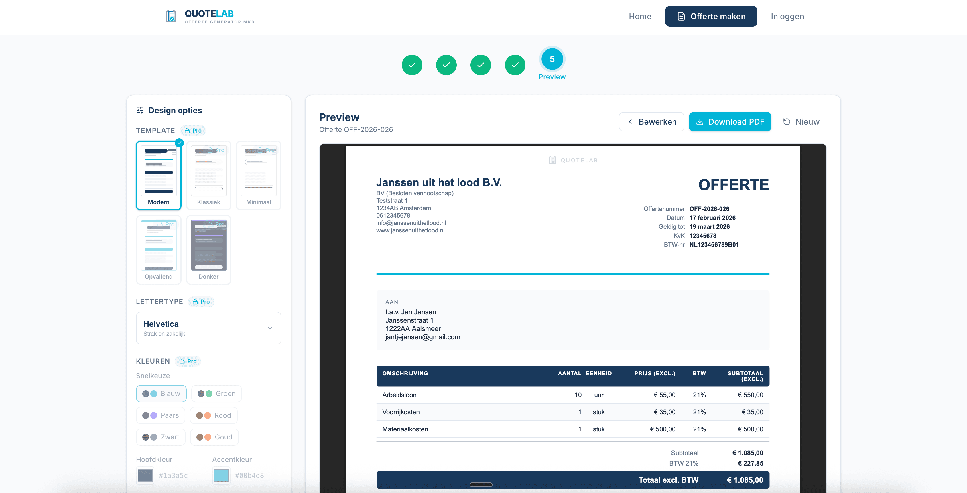 QuoteLab screenshot 4