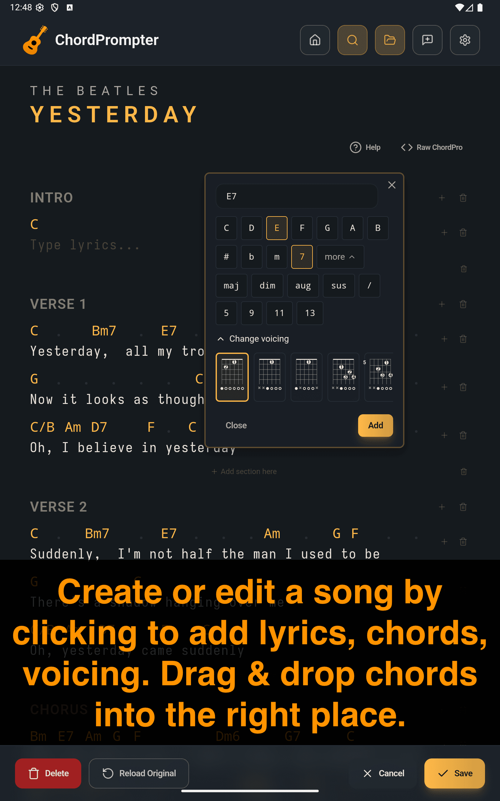 ChordPrompter screenshot 7
