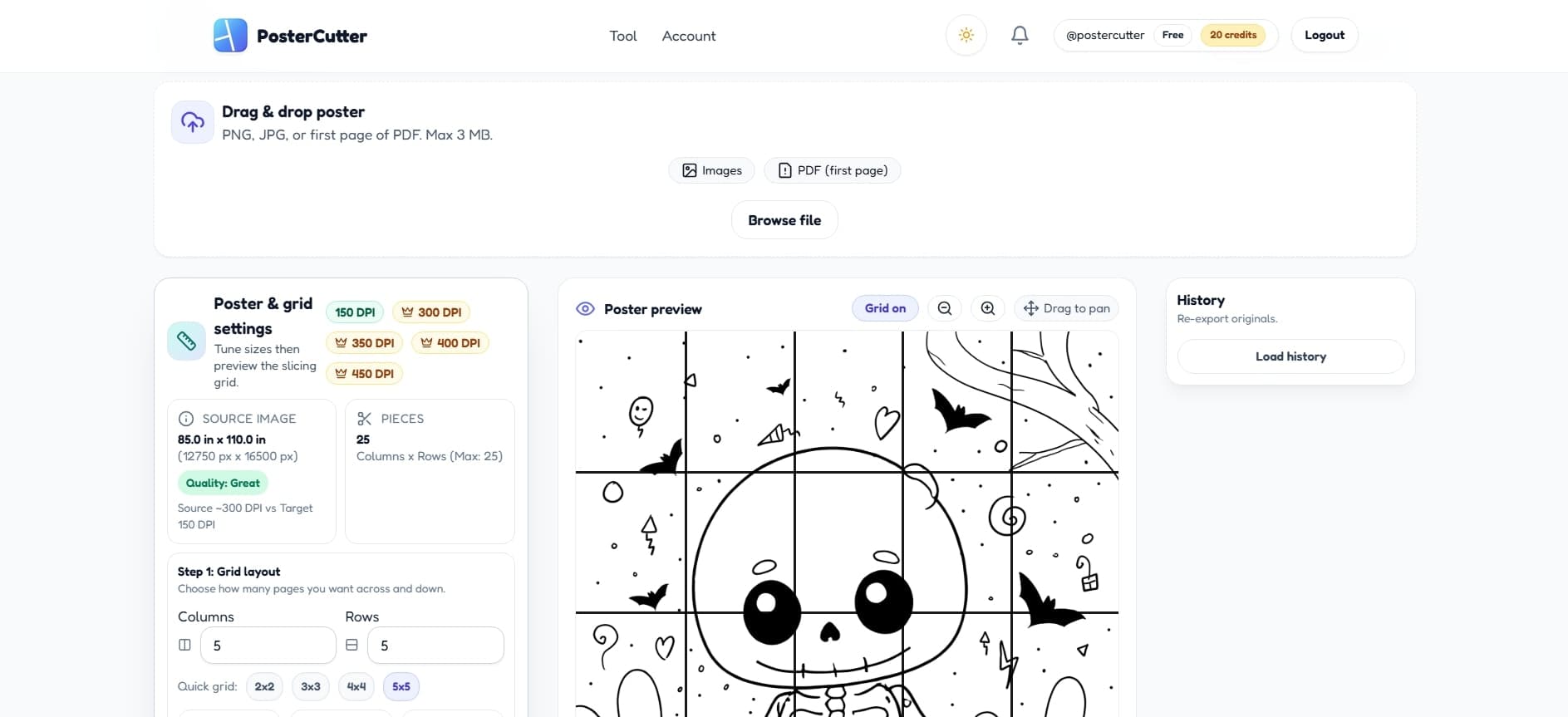 PosterCutter screenshot 4