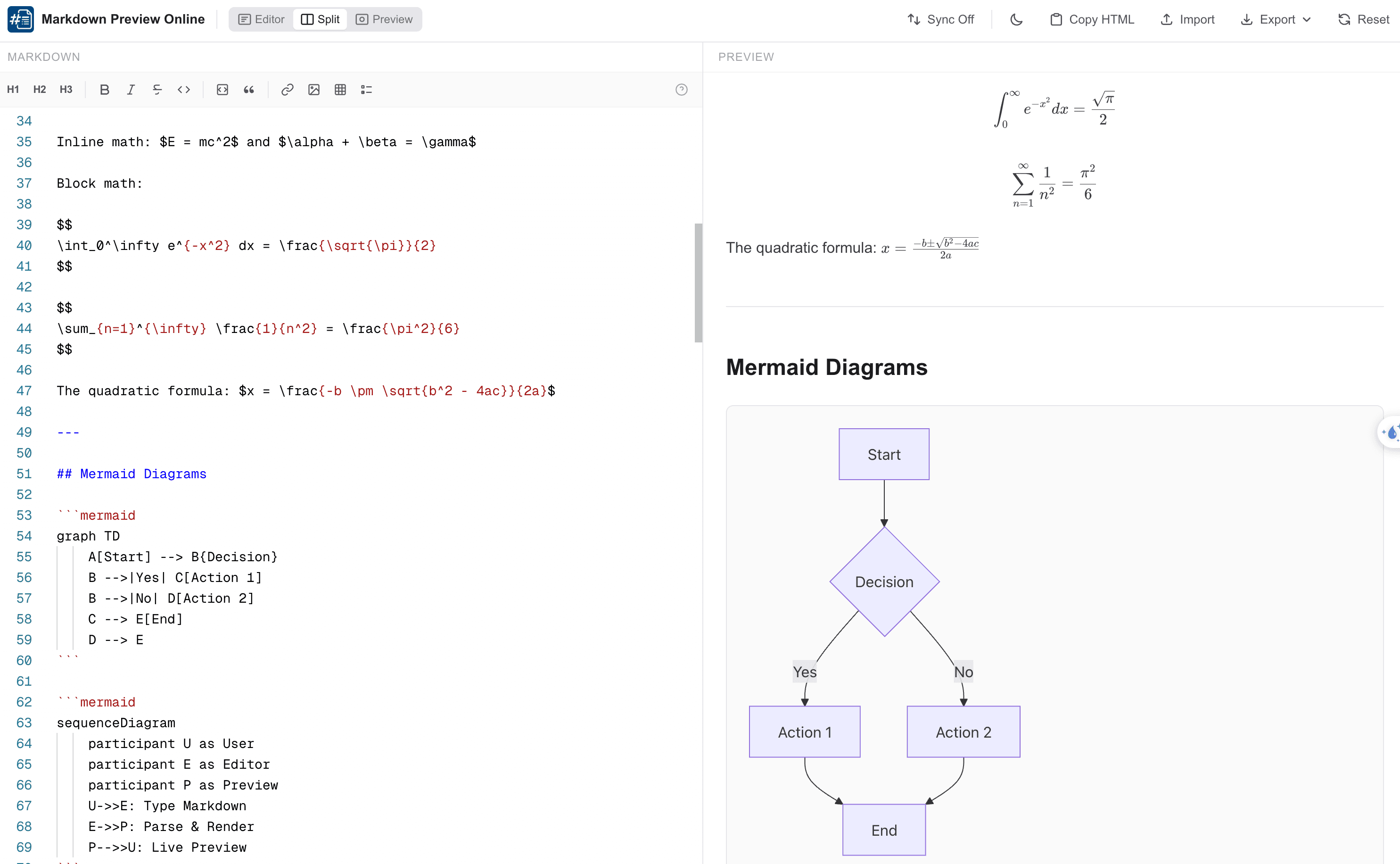 Markdown Preview Online screenshot 3