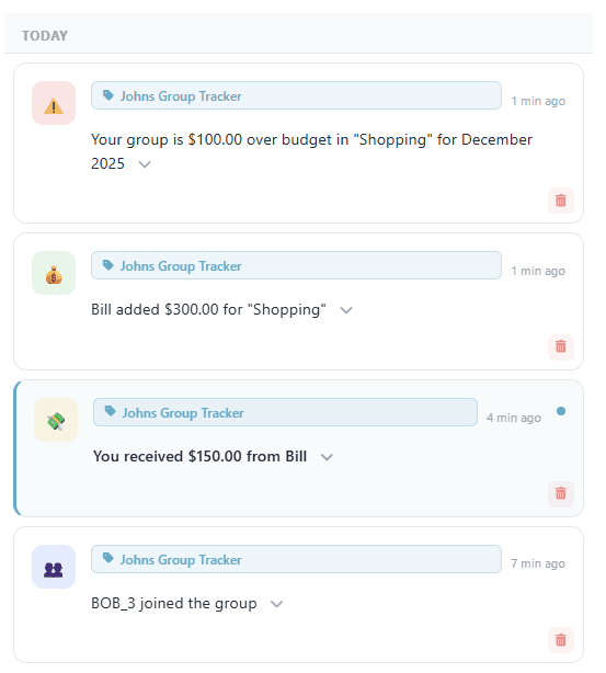 TriXpense screenshot 3